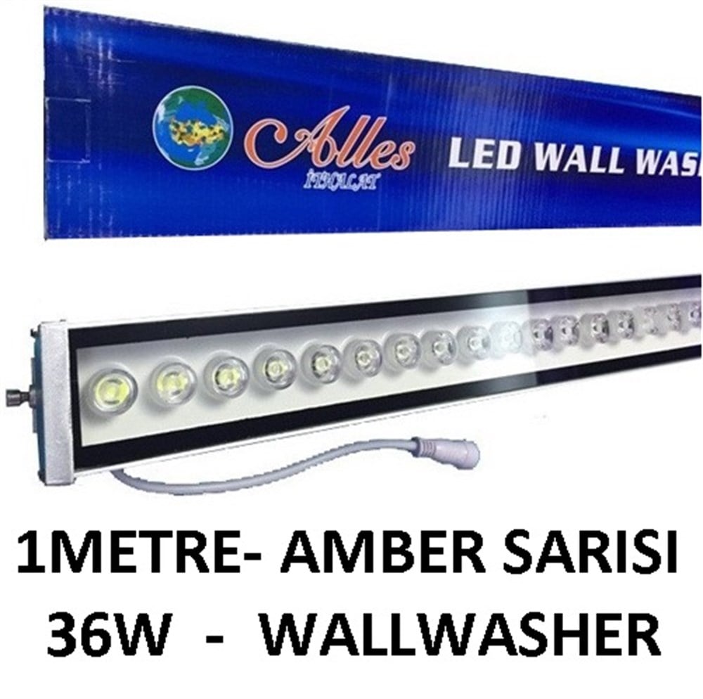 WALLWASHER AMBER 100 CM 36 WATT