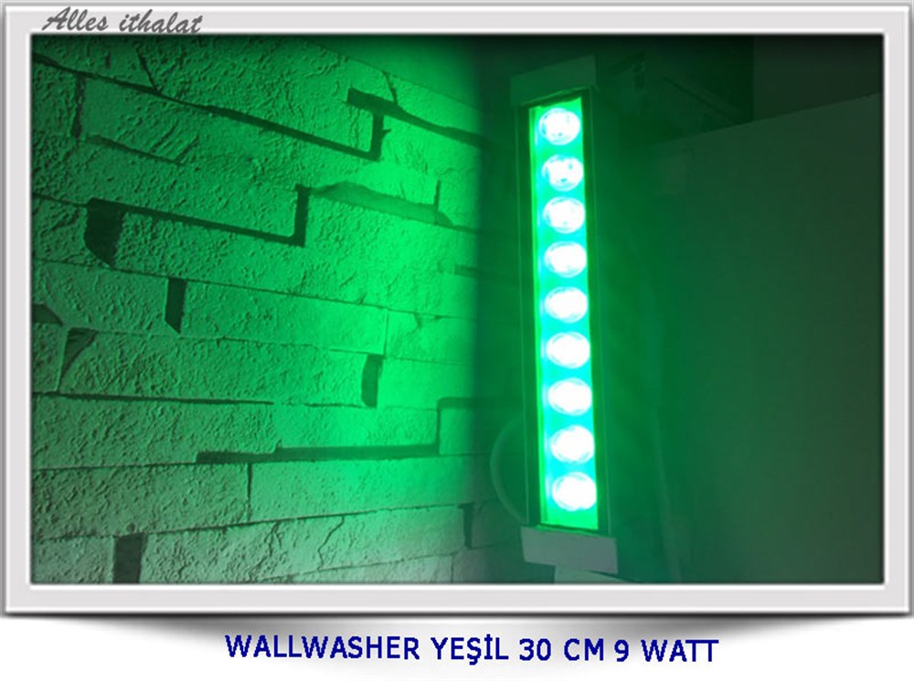 WALLWASHER YE��L 30 CM 9 WATT