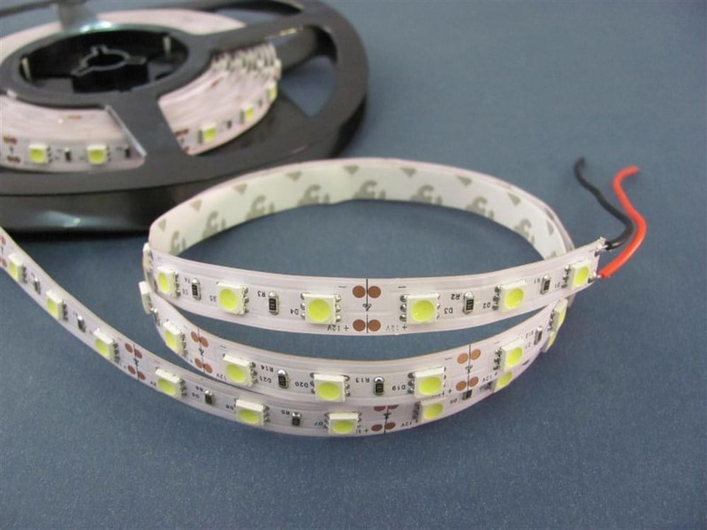 YE��L 24 VOLT �ER�T LED �� MEKAN �� ��PL� 5050 METREDE 60 LED