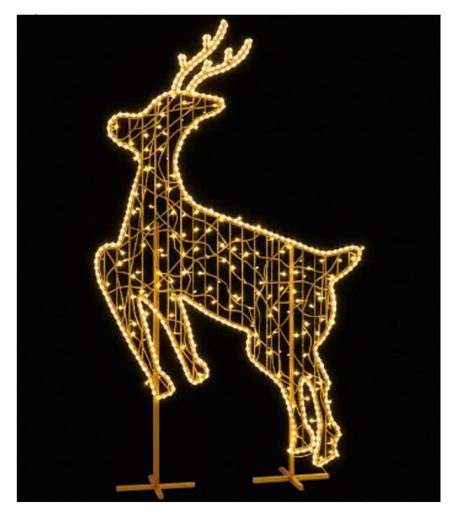 YILBAŞI LED DEKOR ( 210 CM ) IŞIKLI GEYİK ( 2D )