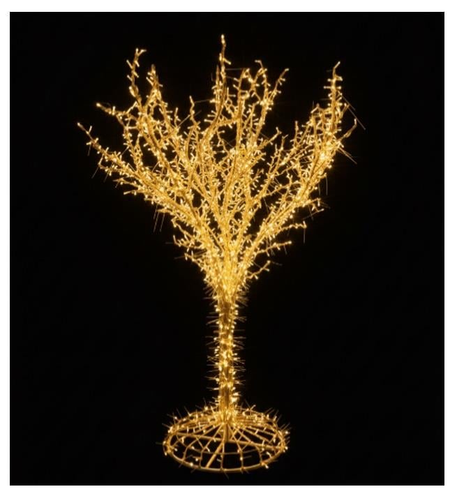 YILBAŞI LED DEKOR - LED IŞIKLI YILBAŞI AĞACI  ( 210 CM ) - HAZIR DEKOR KOLAY KURULUM