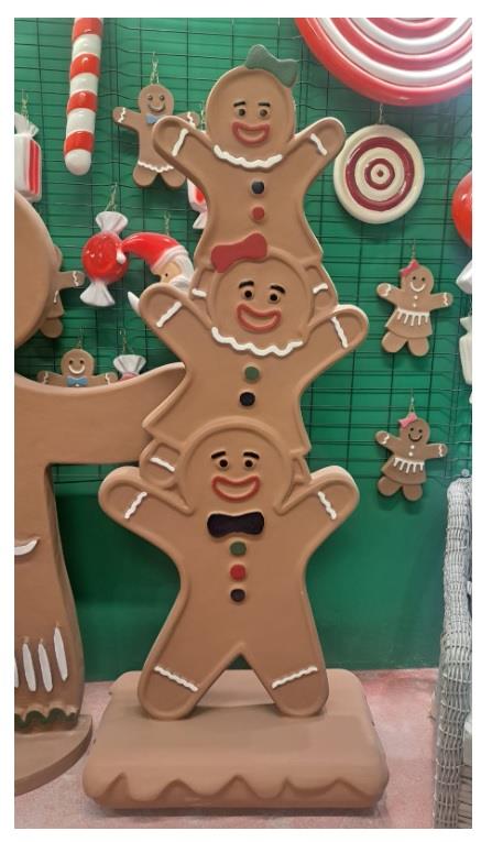 YILBAŞI LED KURABİYE AİLE DEKOR ( 2,00 MT ) BÜYÜK BOY KURABİYE AİLE ( ALS-200KRA )