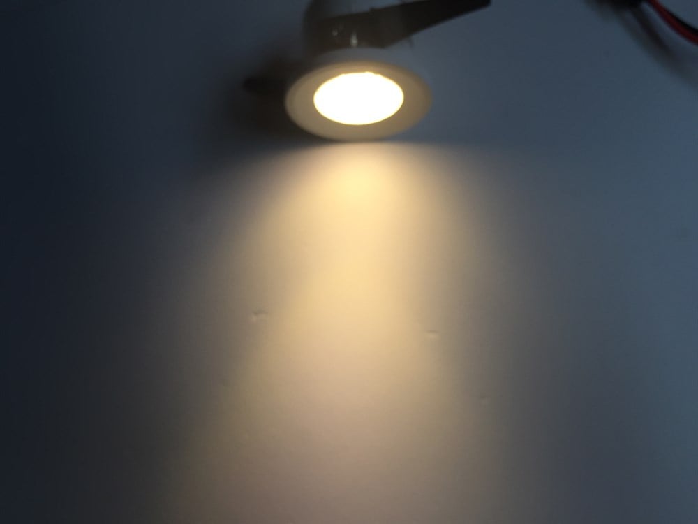 YILDIZ SPOT 1WATT KROM KASA YUVARLAK BEYAZ