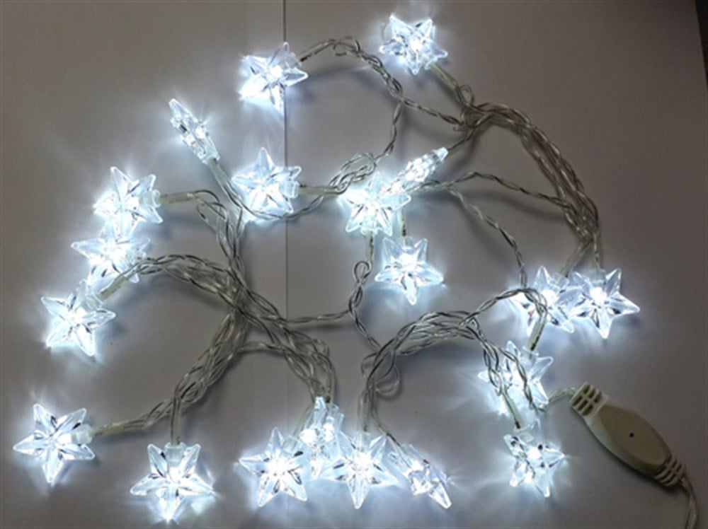 YILDIZLI �P LED 2 METRE F��L� BEYAZ