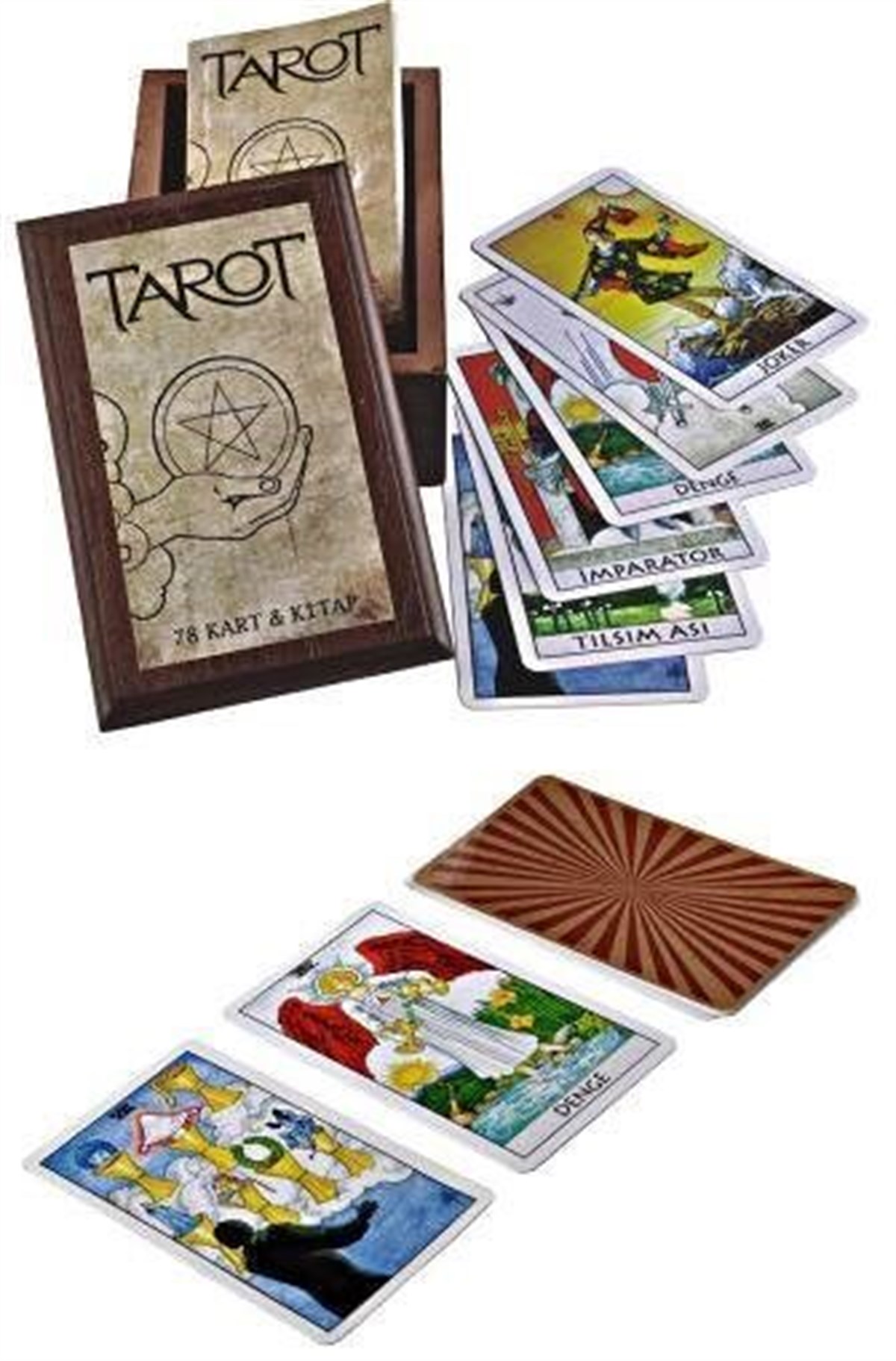 Tarot Kart ve Kitap (Ahşap Kutulu)