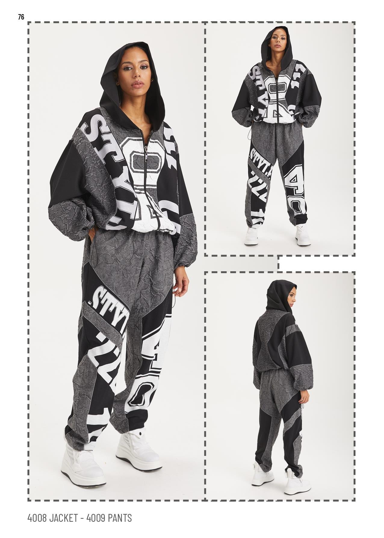Siyah Beli Lastikli Örme Ve Poplin Kumaş Kombinli Kadın Pantolon - askingoksu.com