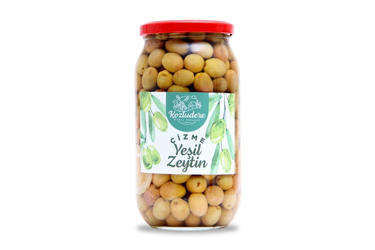 Kozludere Yeşil Çizme Zeytin [750 g - Cam]