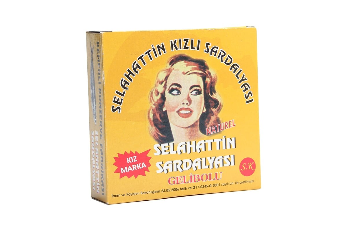 Selahattin Kemerli Kızlı Sardalya [225 g - Teneke Konserve]