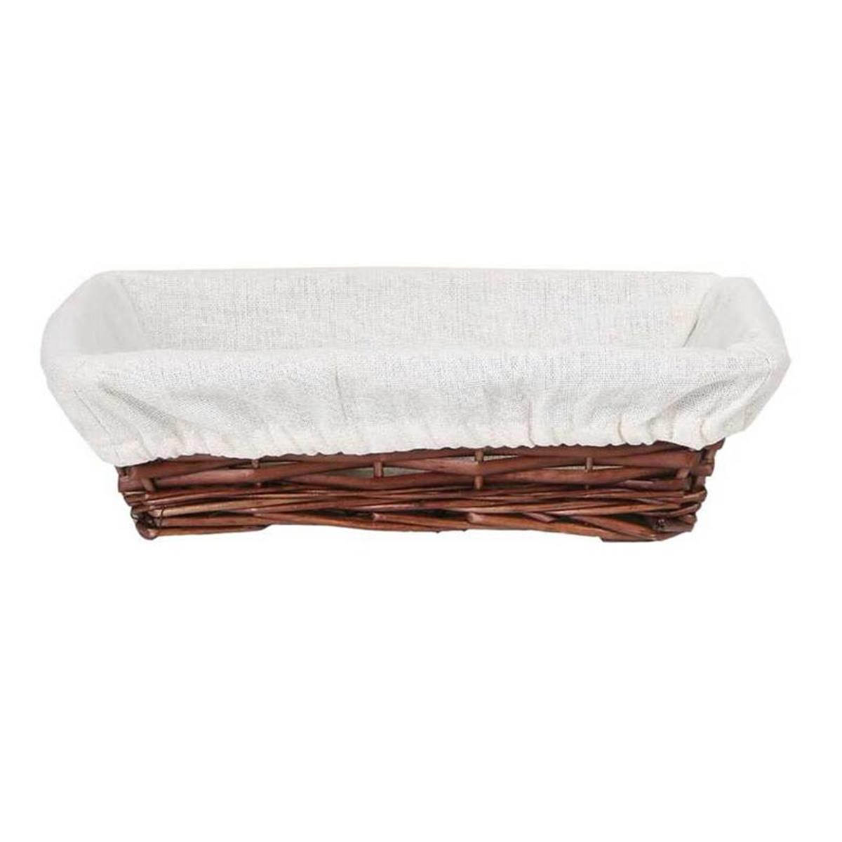 Epinox Ekmek Sepeti Bezli Dikdörtgen 28 Cm (Esd-28R)