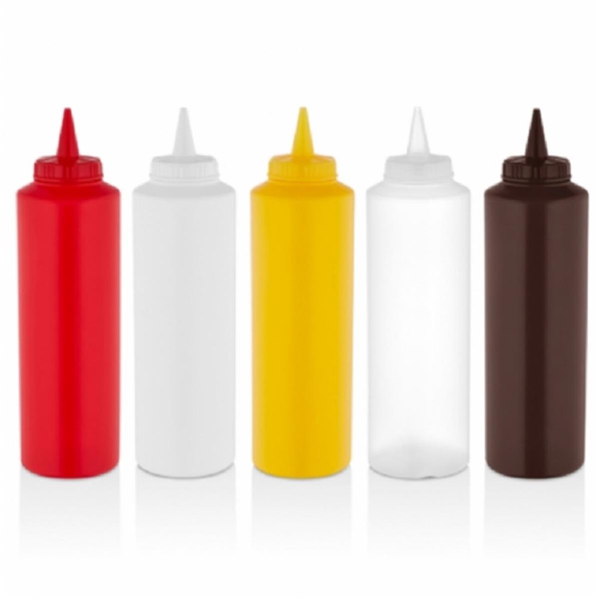 Gastroplast 1000 Ml. Düz Uçlu Fişek Sosluk Şeffaf-
