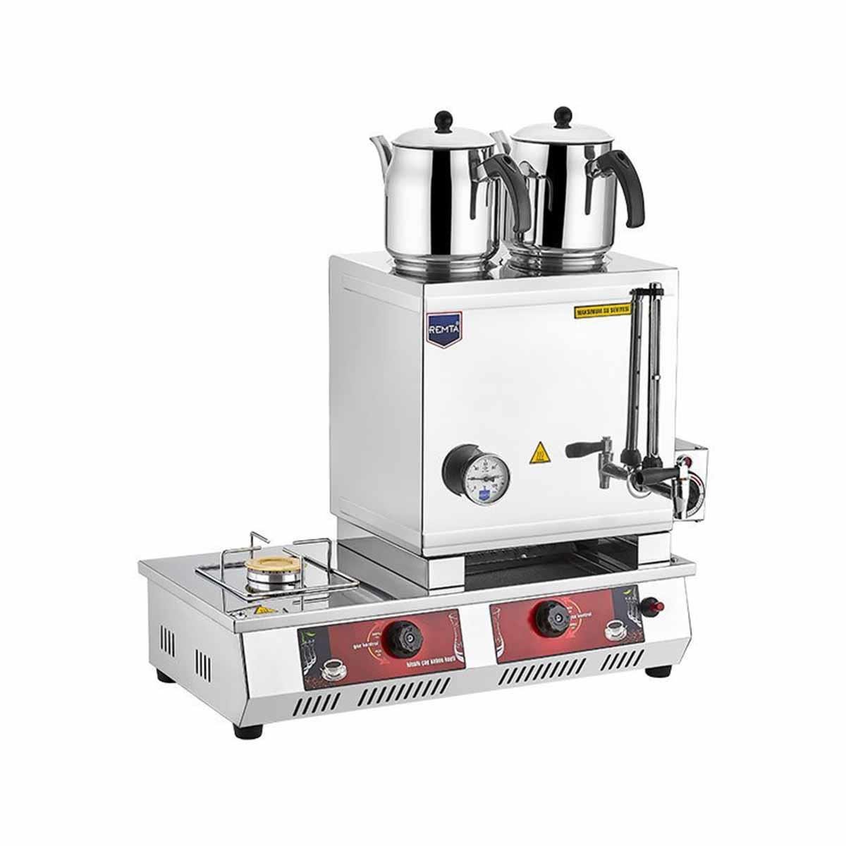 Remta 30 Model Çay Ocağı Gaz+Elk Ce Çift Demlikli 23 Lt