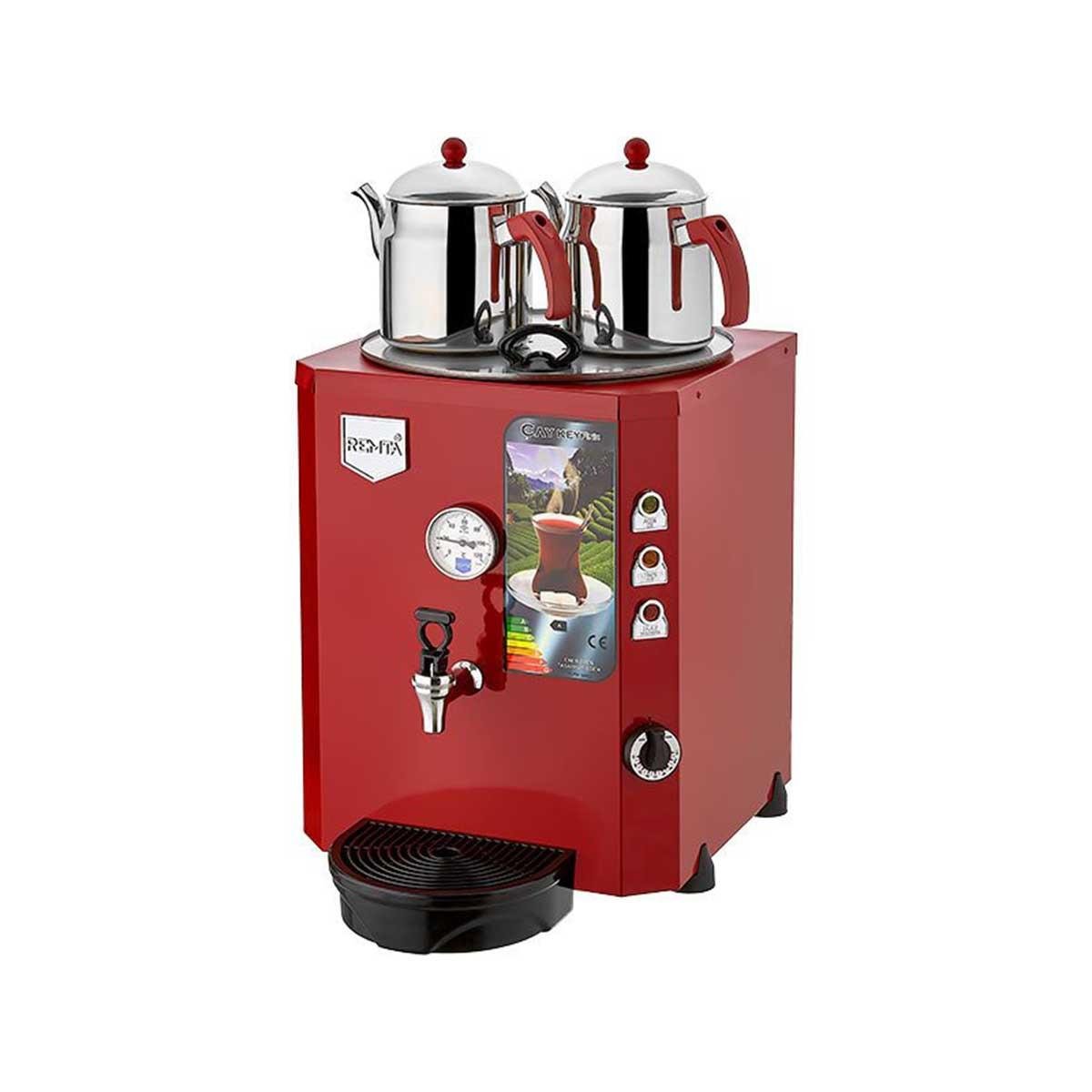 Remta Jumbo Çay Makinası 2 Demlikli Şamandıralı 23 Lt