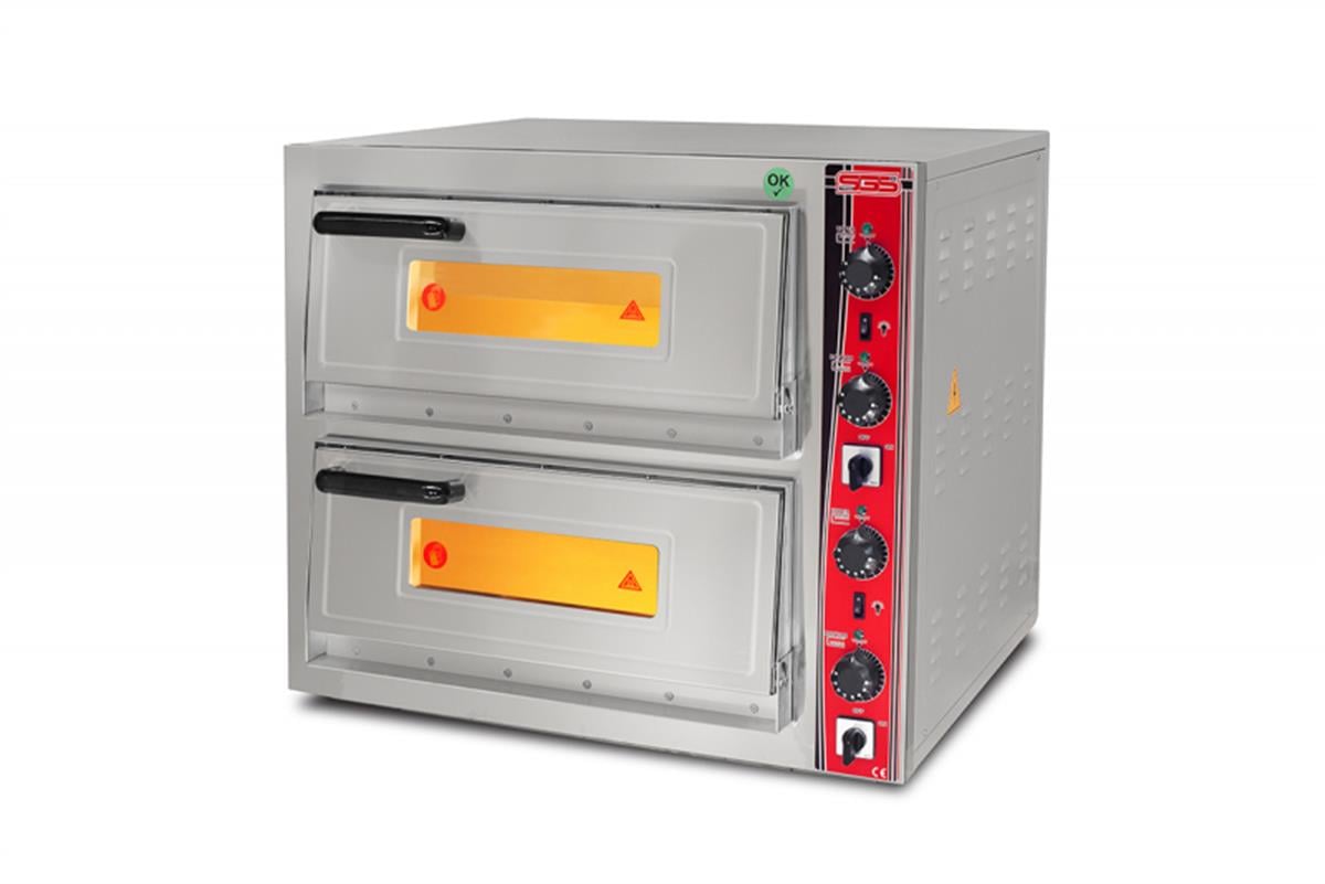 Sgs Elektirikli Pizza Fırını 2 Katlı 4+4 Ad (Q25)380 w