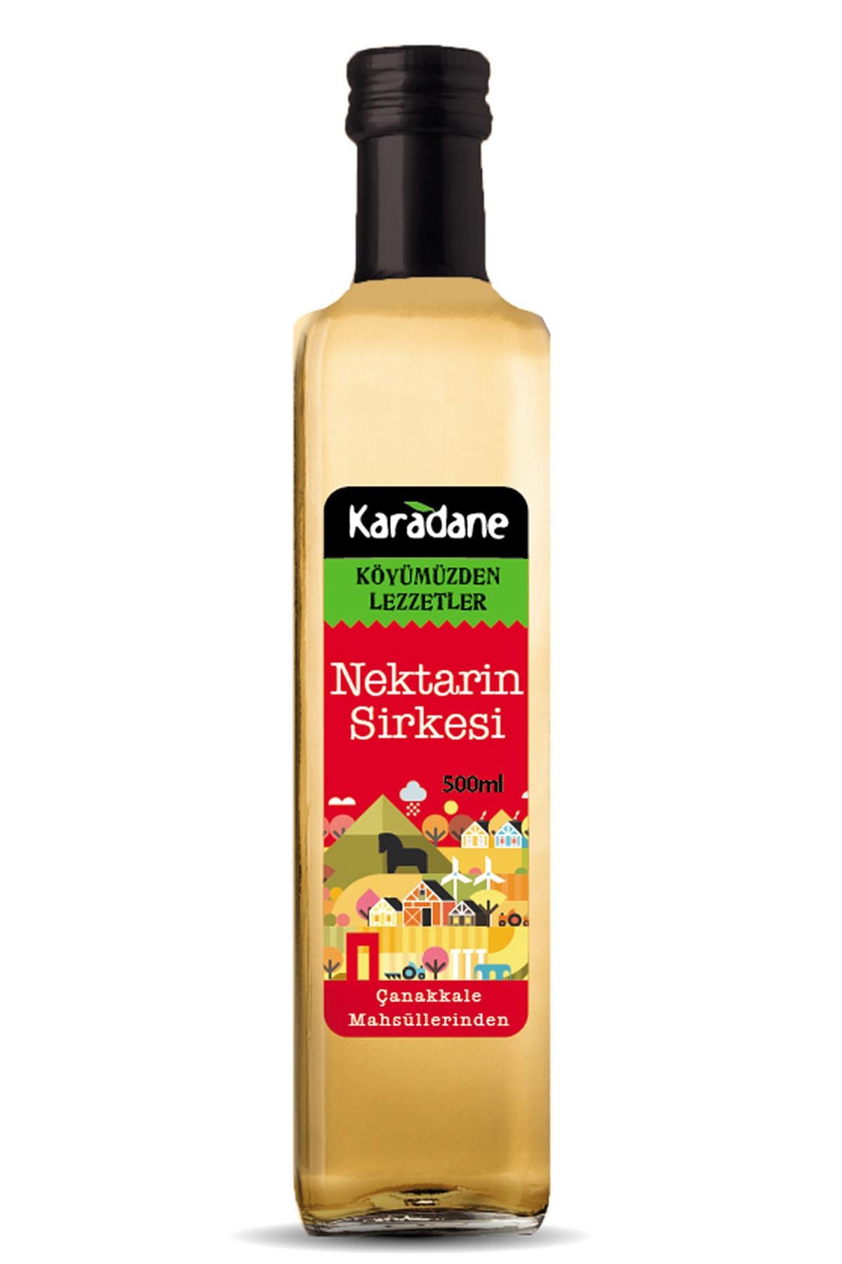 Doğal Nektarin Sirkesi 500ml Cam Şişe