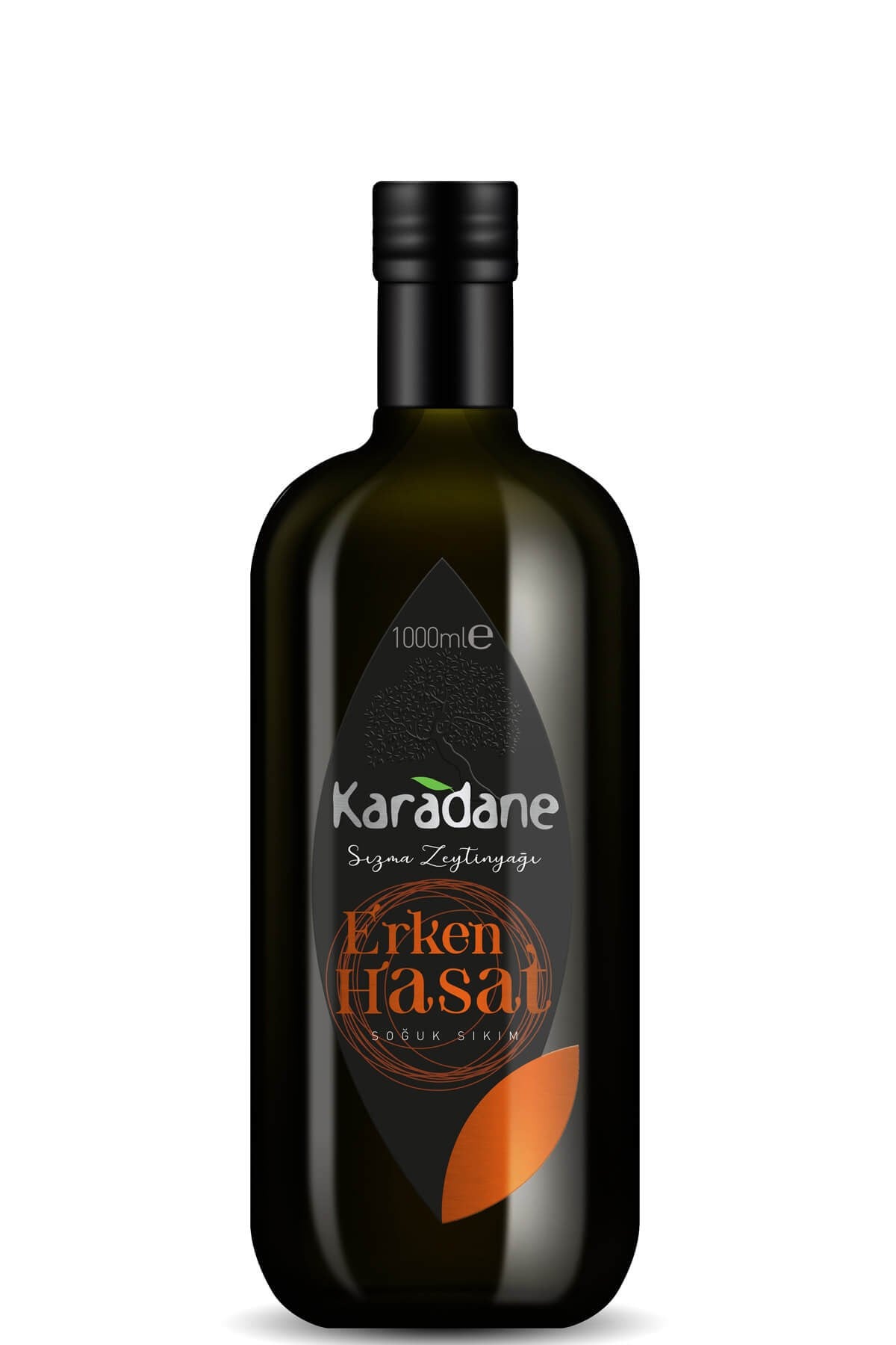 Erken Hasat Soğuk Sıkım Zeytinyağı 1000ml Cam Şişe