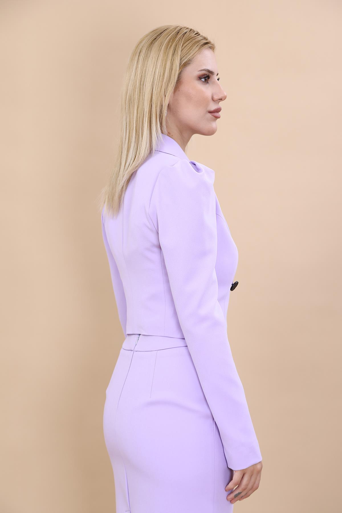Drape Ceket-Menekşe Önder Özsoy 1057100 Drape Ceket