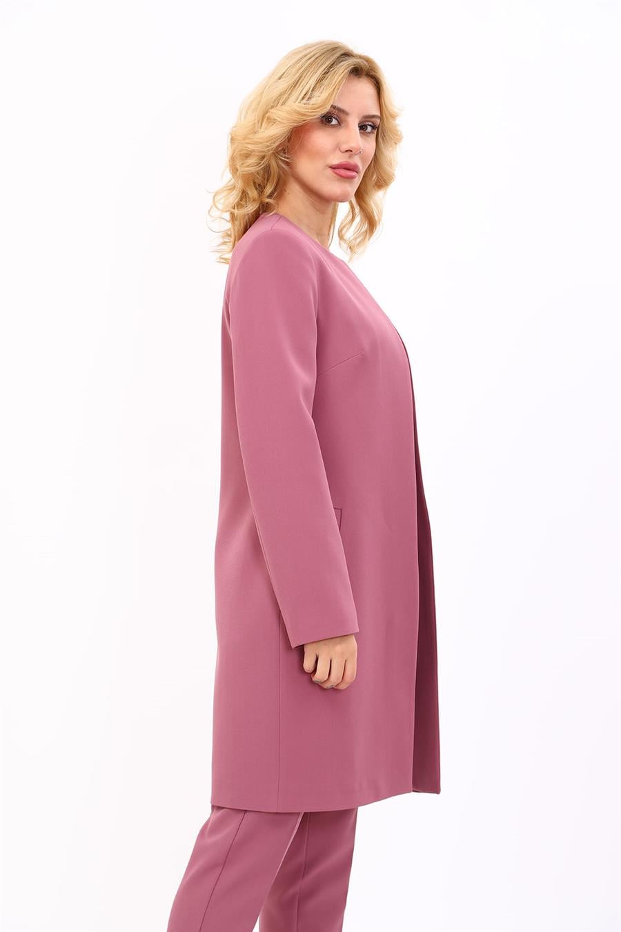 Düz Ceket-Rose Önder Özsoy 2105100 Uzun Ceket