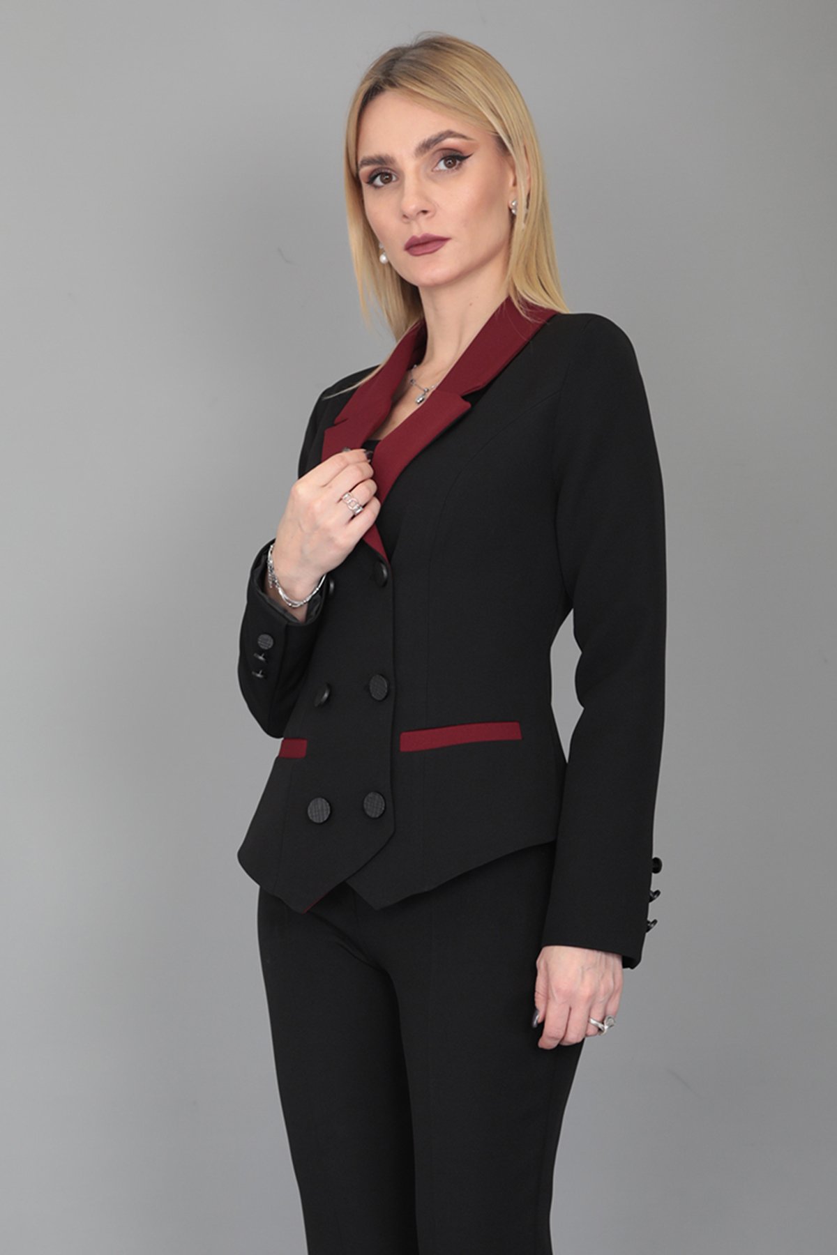 Garnili Ceket-Bordo Önder Özsoy 1061100 Ceket
