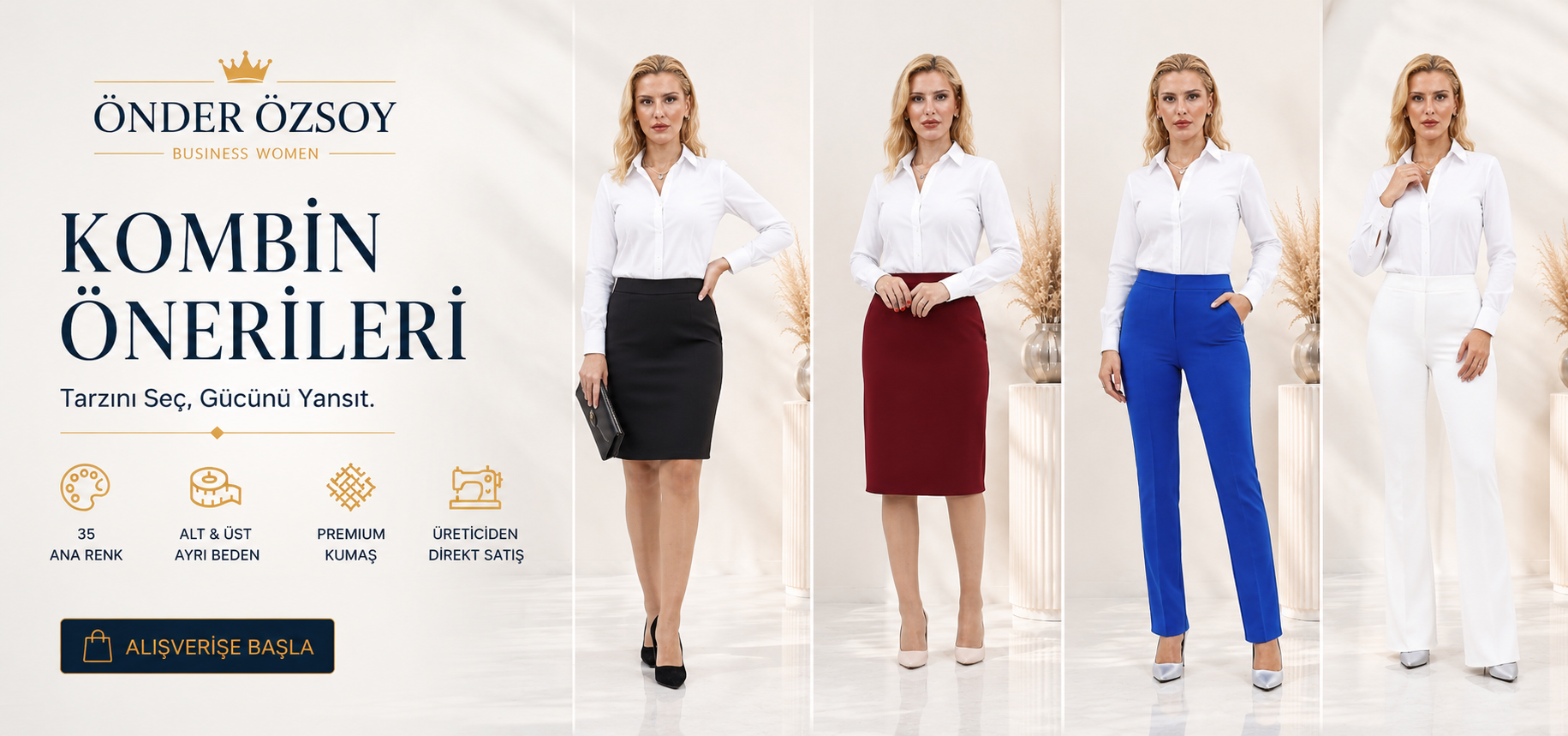 Kadın Slim Fit Dar Kesim Vucuda Oturan Uzun Kollu Basic Gömlek 3528100-Siyah Önder Özsoy 3528100 Gömlek