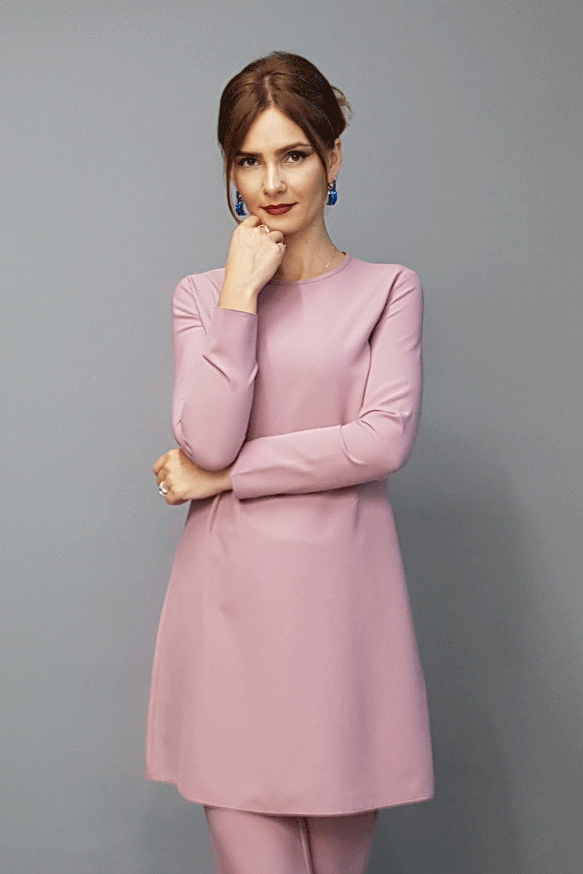 Kollu İçlik-Pudra Önder Özsoy 3002100 Tunik