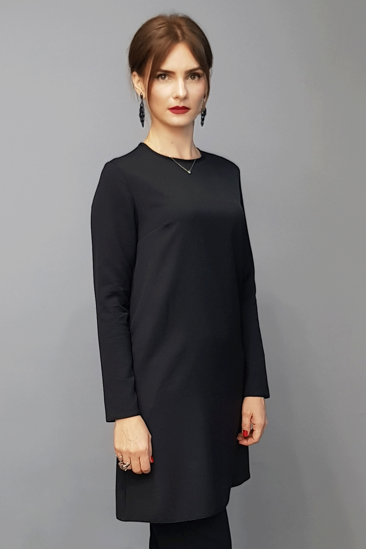 Kollu İçlik - Siyah Önder Özsoy 3002100 Tunik