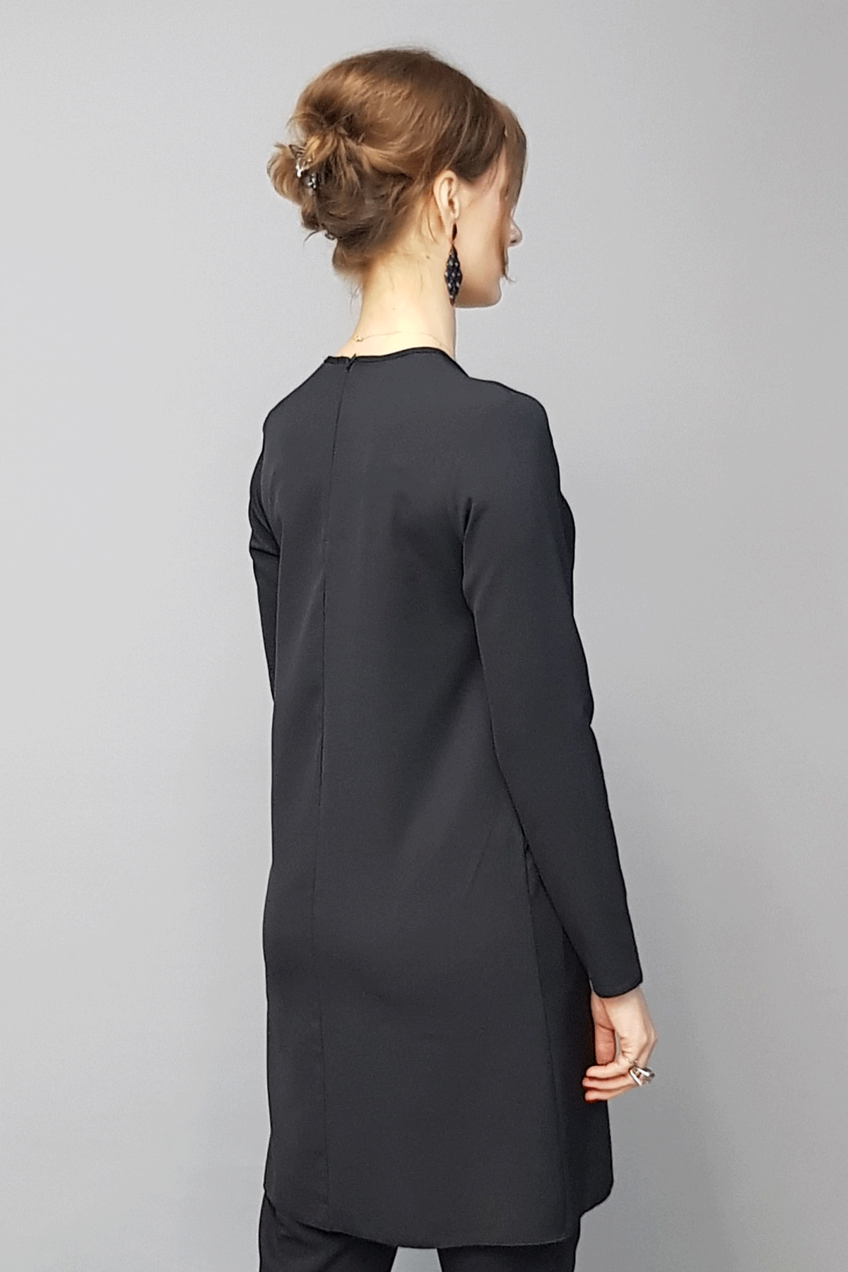 Kollu İçlik - Siyah Önder Özsoy 3002100 Tunik