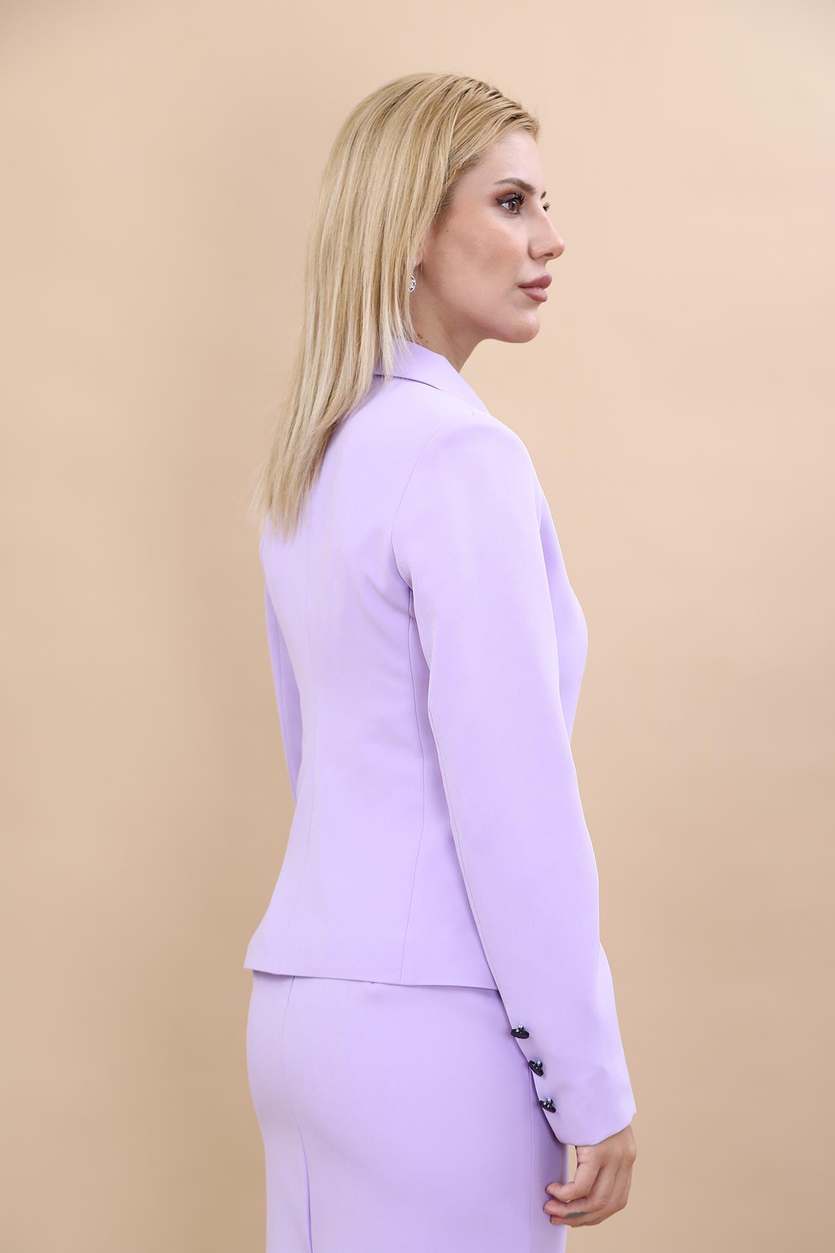Peplum Ceket-Menekşe Önder Özsoy 1054100 Peplum Ceket