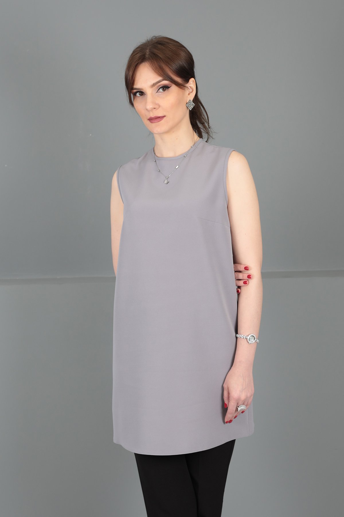 SIFIR KOL İÇLİK-Antrasit Önder Özsoy 3001100 Tunik