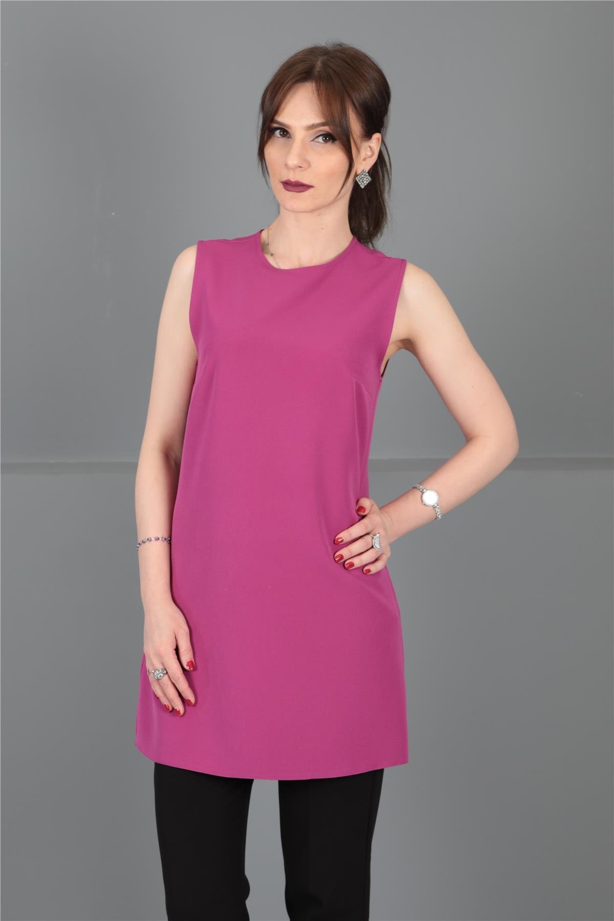 SIFIR KOL İÇLİK-Fuşya Önder Özsoy 3001100 Tunik