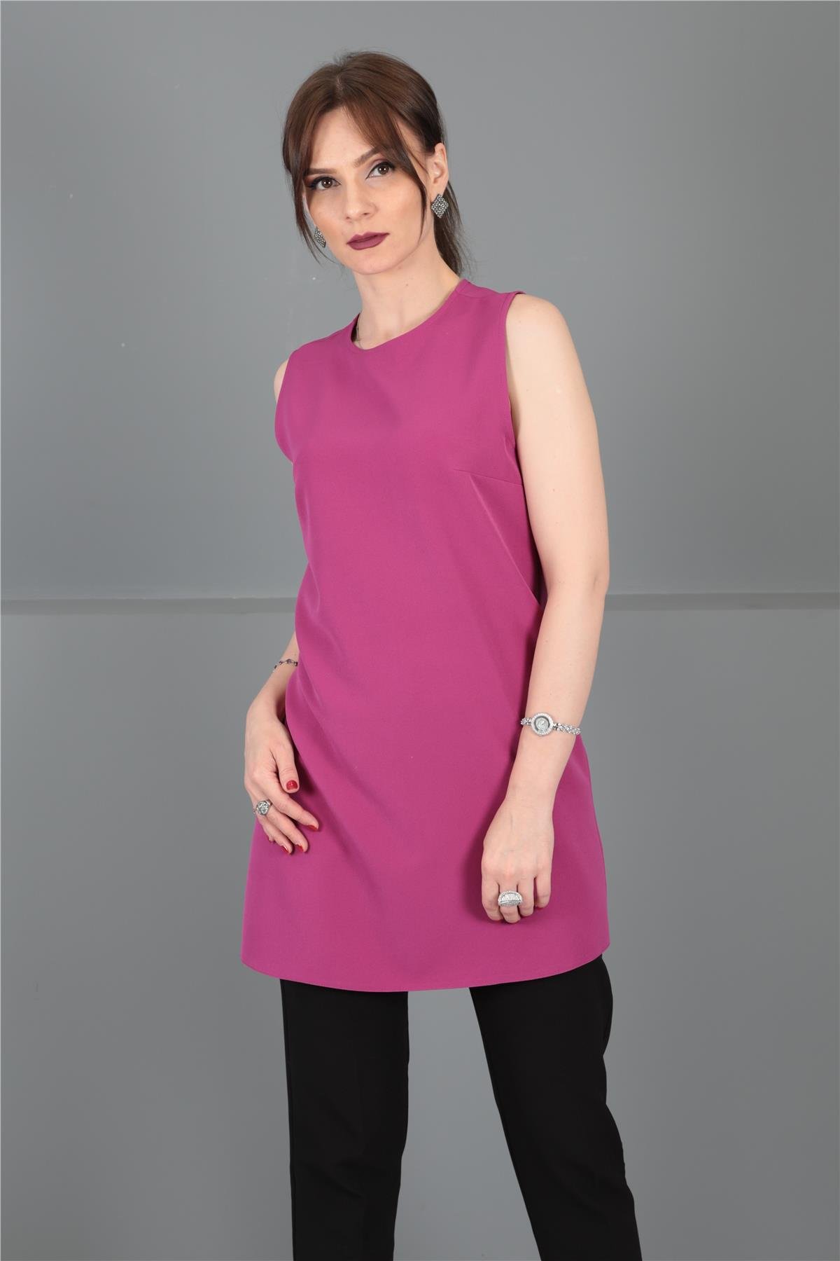 SIFIR KOL İÇLİK-Fuşya Önder Özsoy 3001100 Tunik
