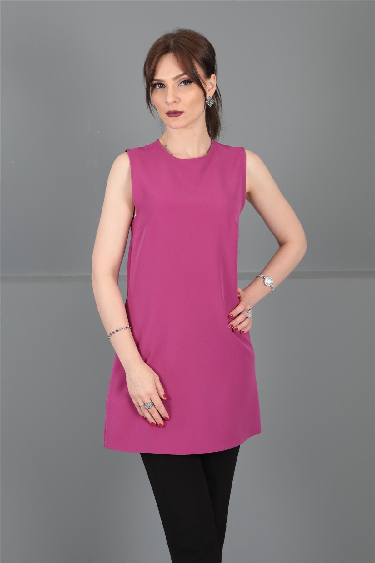 SIFIR KOL İÇLİK-Fuşya Önder Özsoy 3001100 Tunik