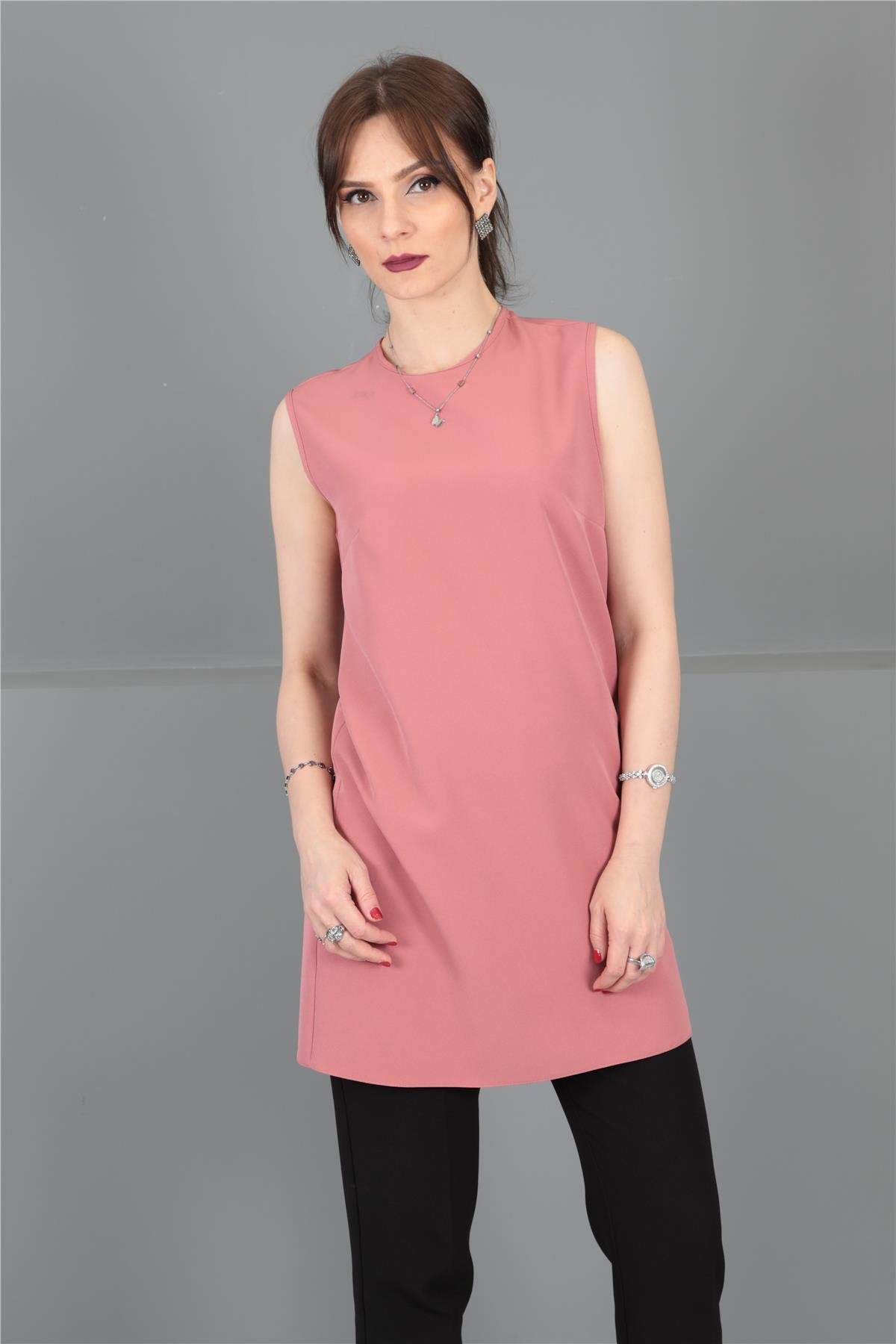 Sıfır Kol İçlik - Gül Kurusu Önder Özsoy 3001100 Tunik