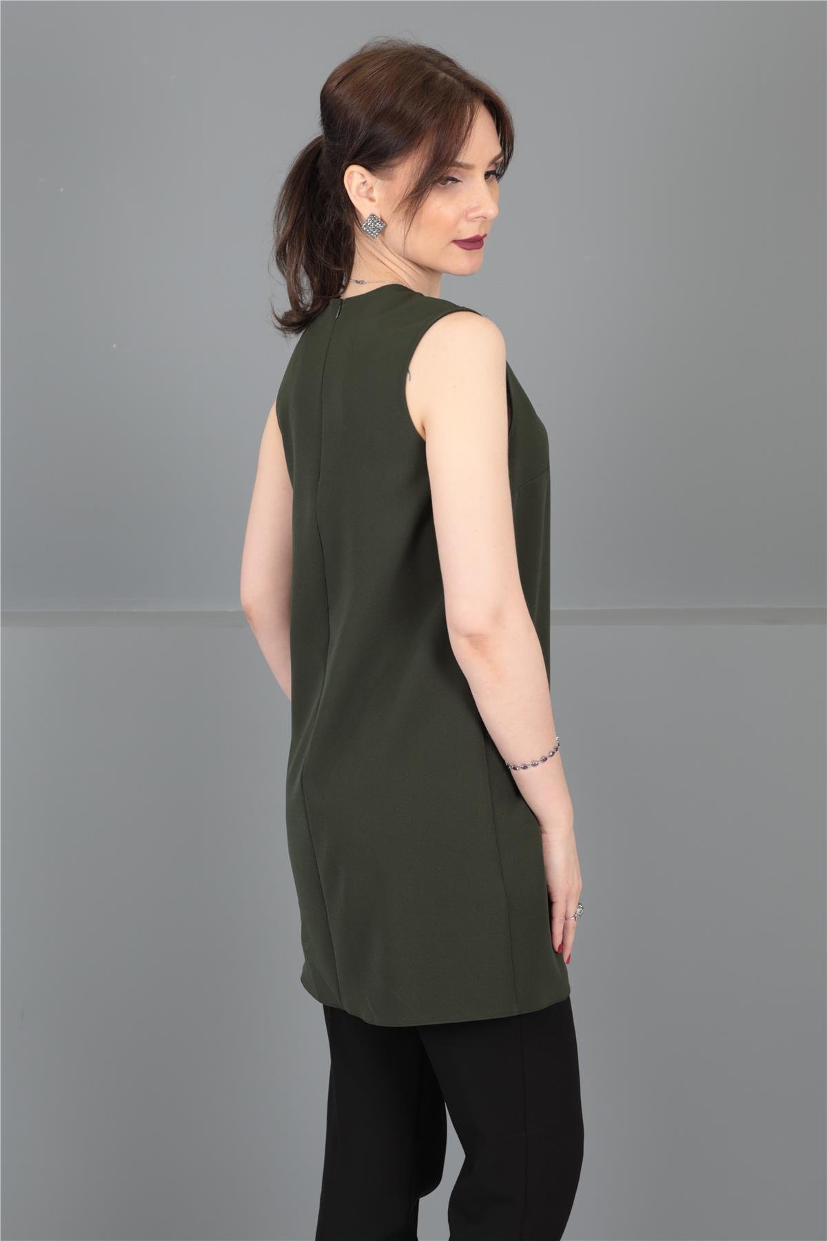 Sıfır Kol İçlik - Haki Önder Özsoy 3001100 Tunik