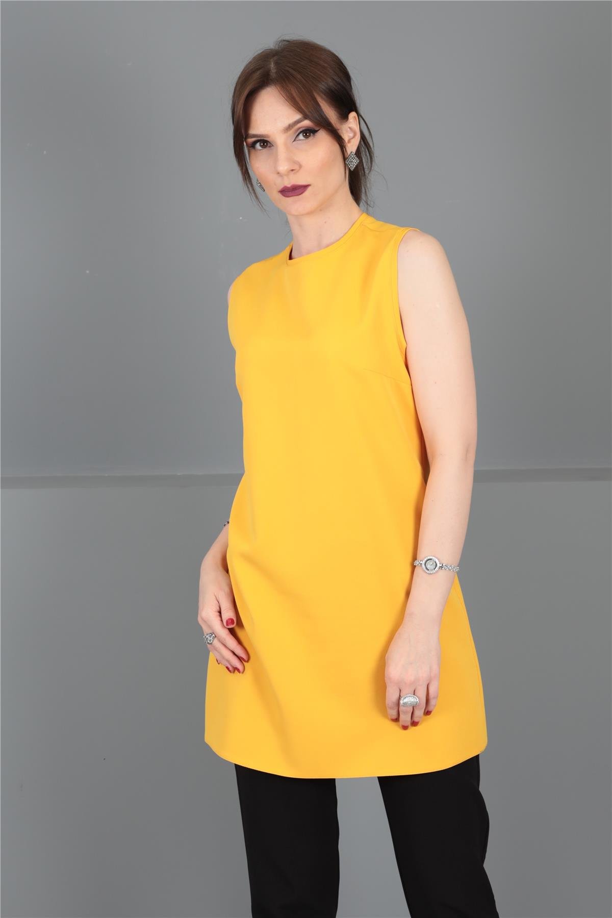 SIFIR KOL İÇLİK-Hardal Önder Özsoy 3001100 Tunik