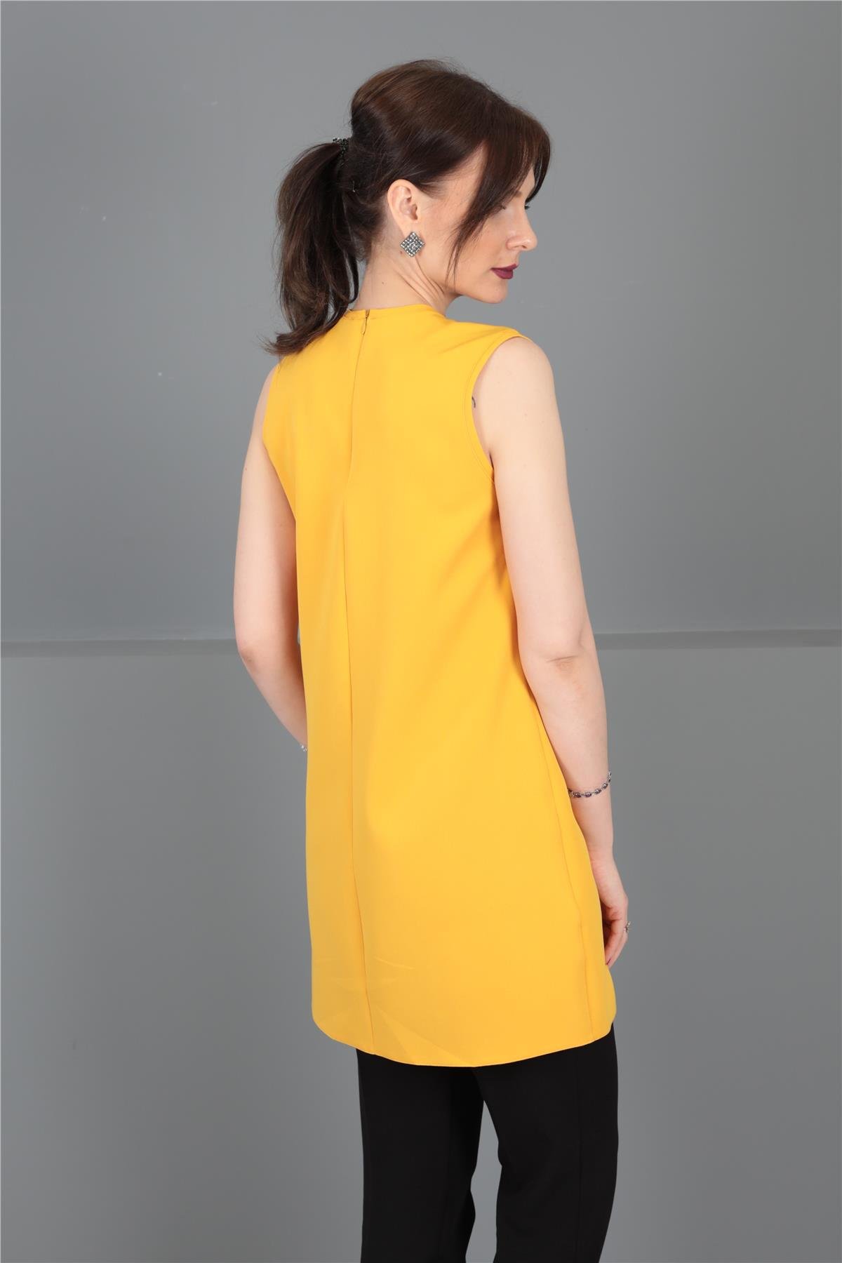 SIFIR KOL İÇLİK-Hardal Önder Özsoy 3001100 Tunik