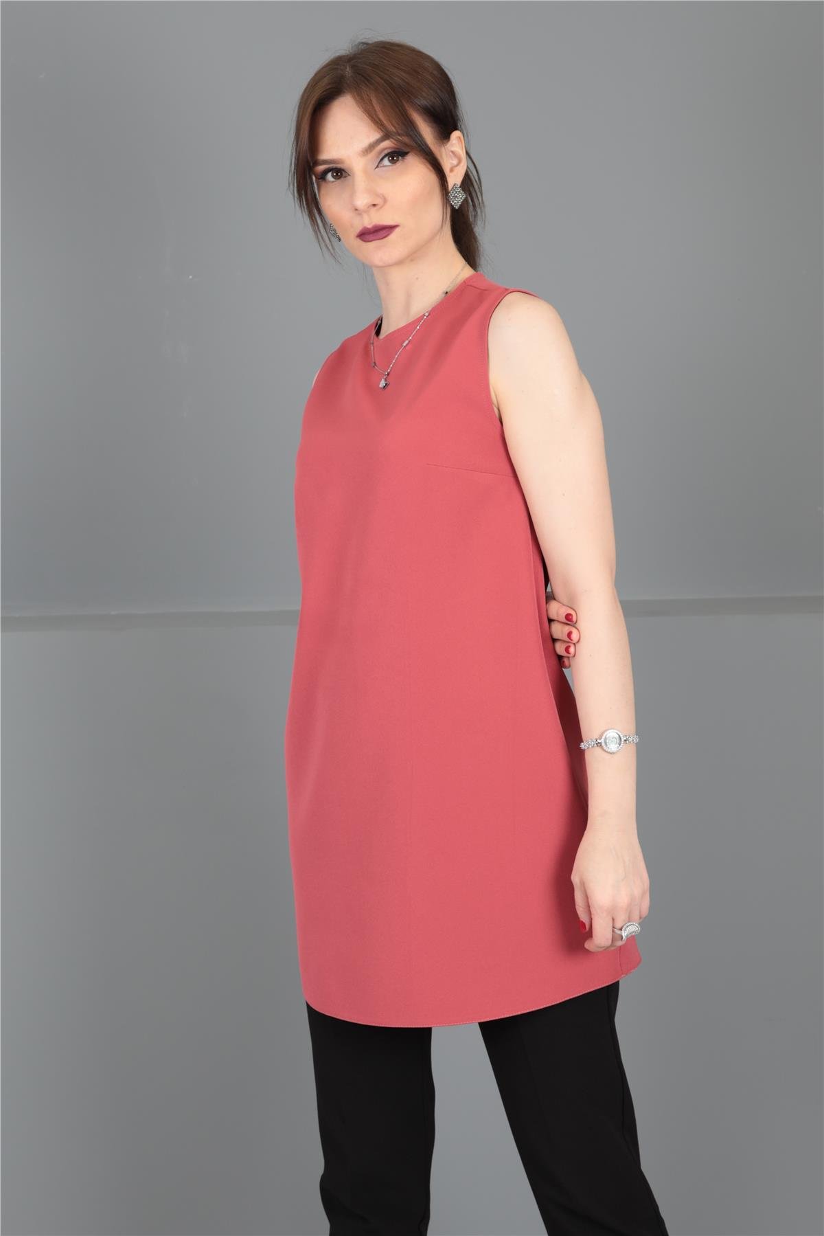 SIFIR KOL İÇLİK-Kiremit Önder Özsoy 3001100 Tunik