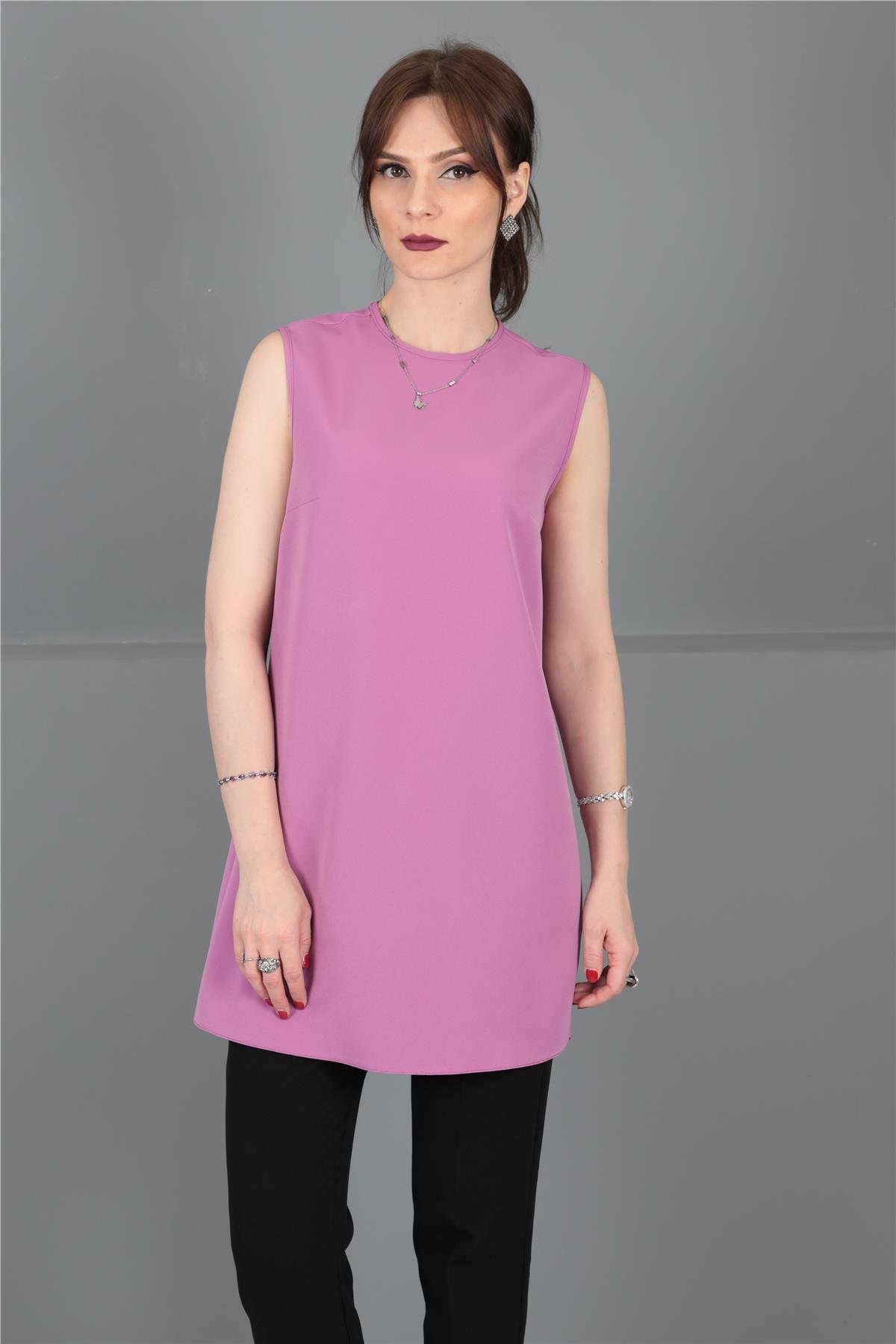 SIFIR KOL İÇLİK-Leylak Önder Özsoy 3001100 Tunik