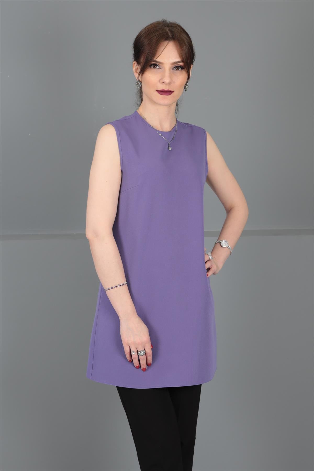 SIFIR KOL İÇLİK-Lila Önder Özsoy 3001100 Tunik