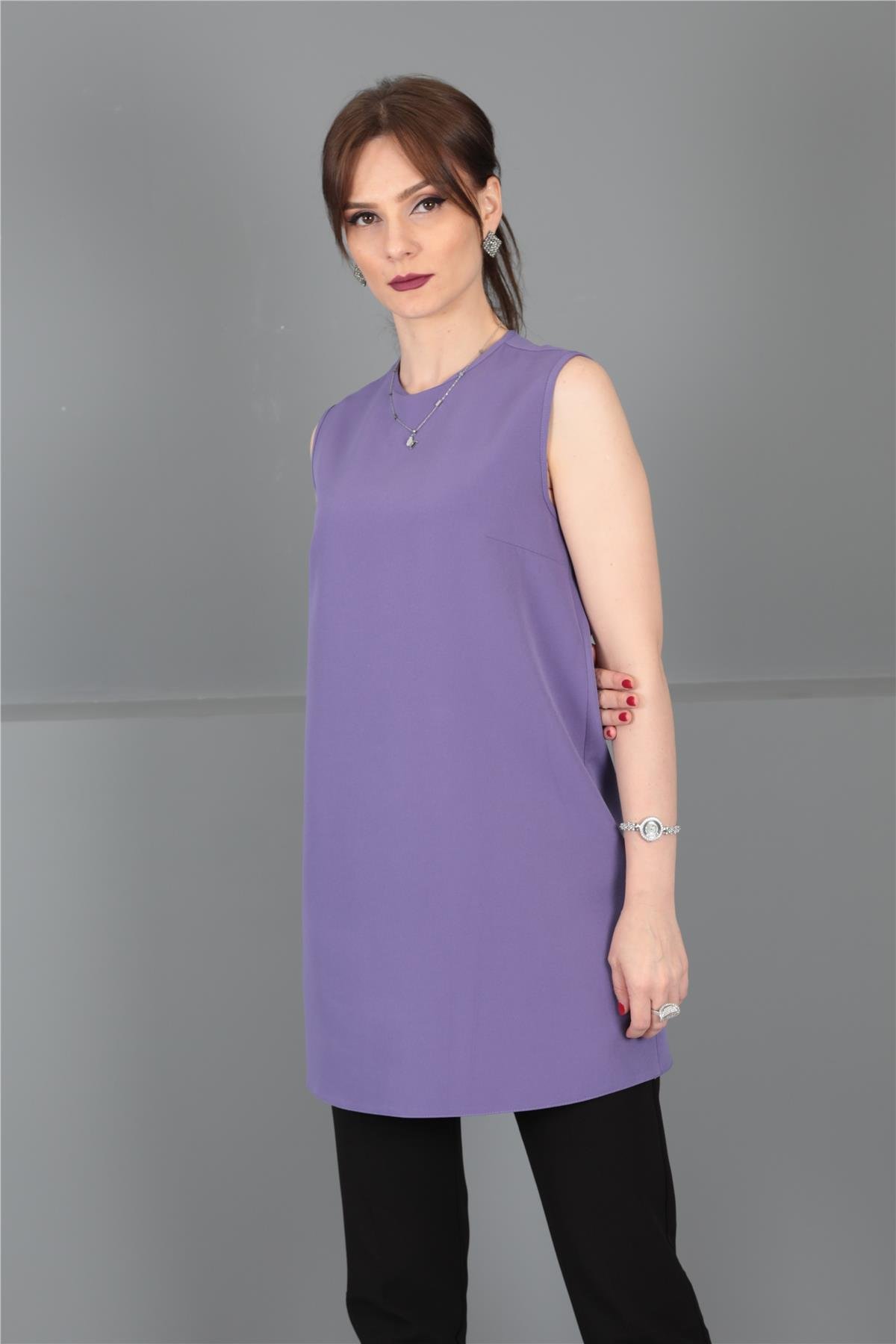 SIFIR KOL İÇLİK-Lila Önder Özsoy 3001100 Tunik