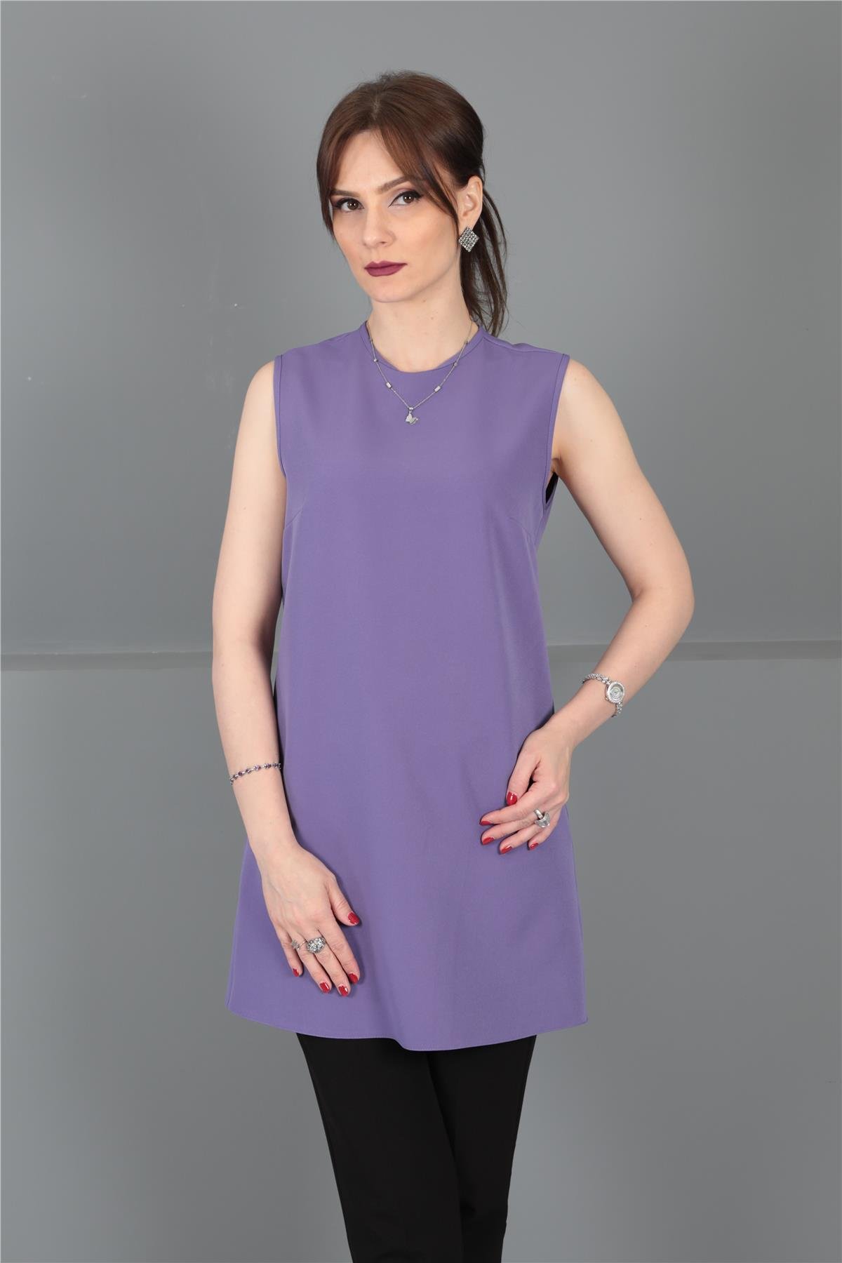 SIFIR KOL İÇLİK-Lila Önder Özsoy 3001100 Tunik