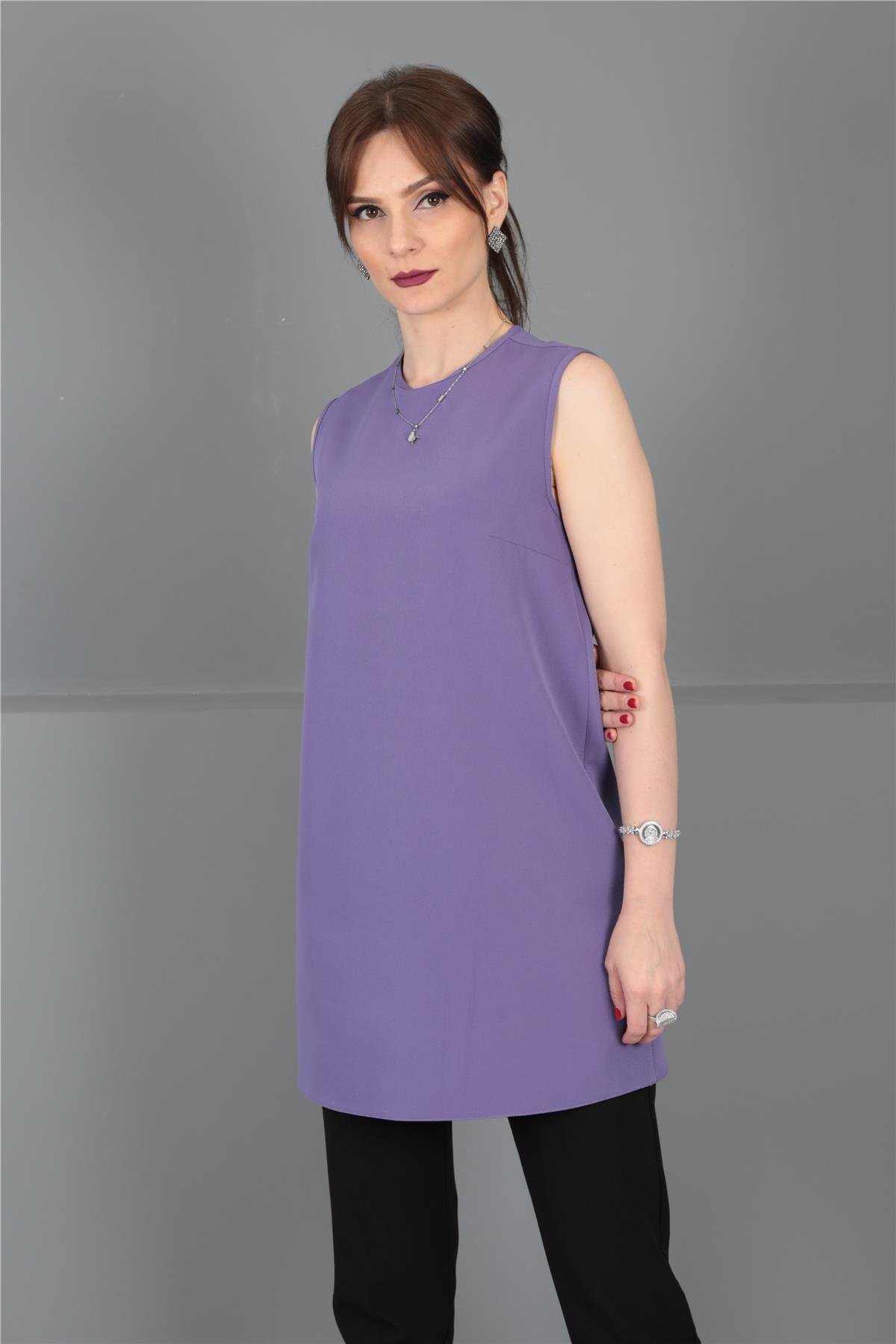 SIFIR KOL İÇLİK-Lila Önder Özsoy 3001100 Tunik