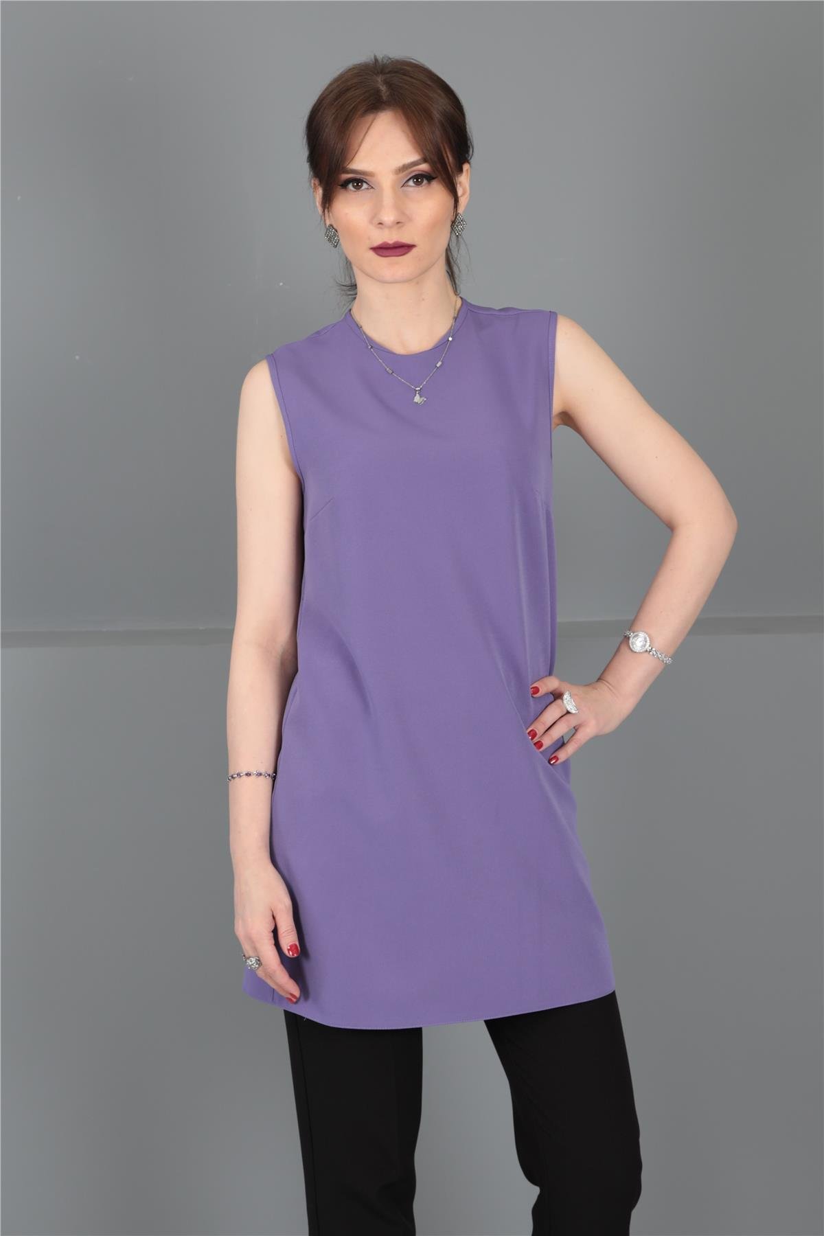 SIFIR KOL İÇLİK-Lila Önder Özsoy 3001100 Tunik