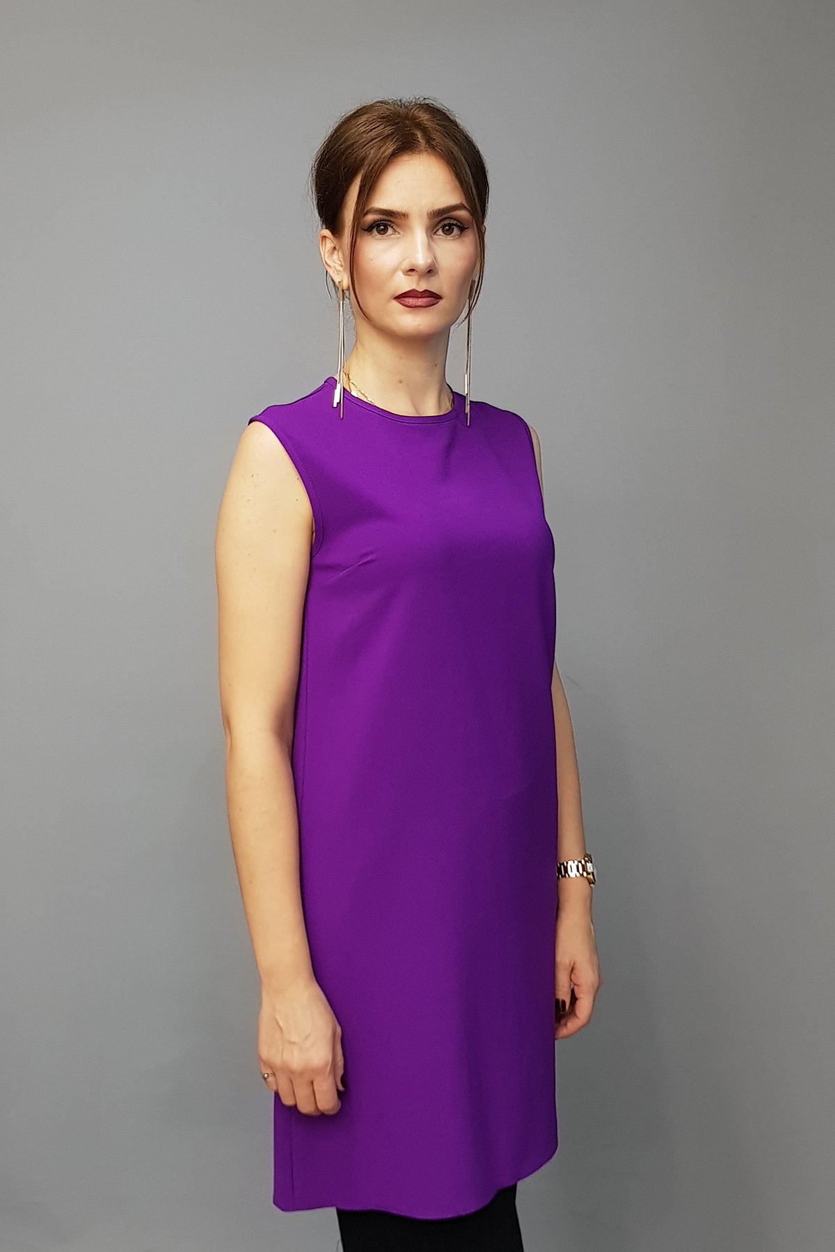 Sıfır Kol İçlik - Mor Önder Özsoy 3001100 Tunik