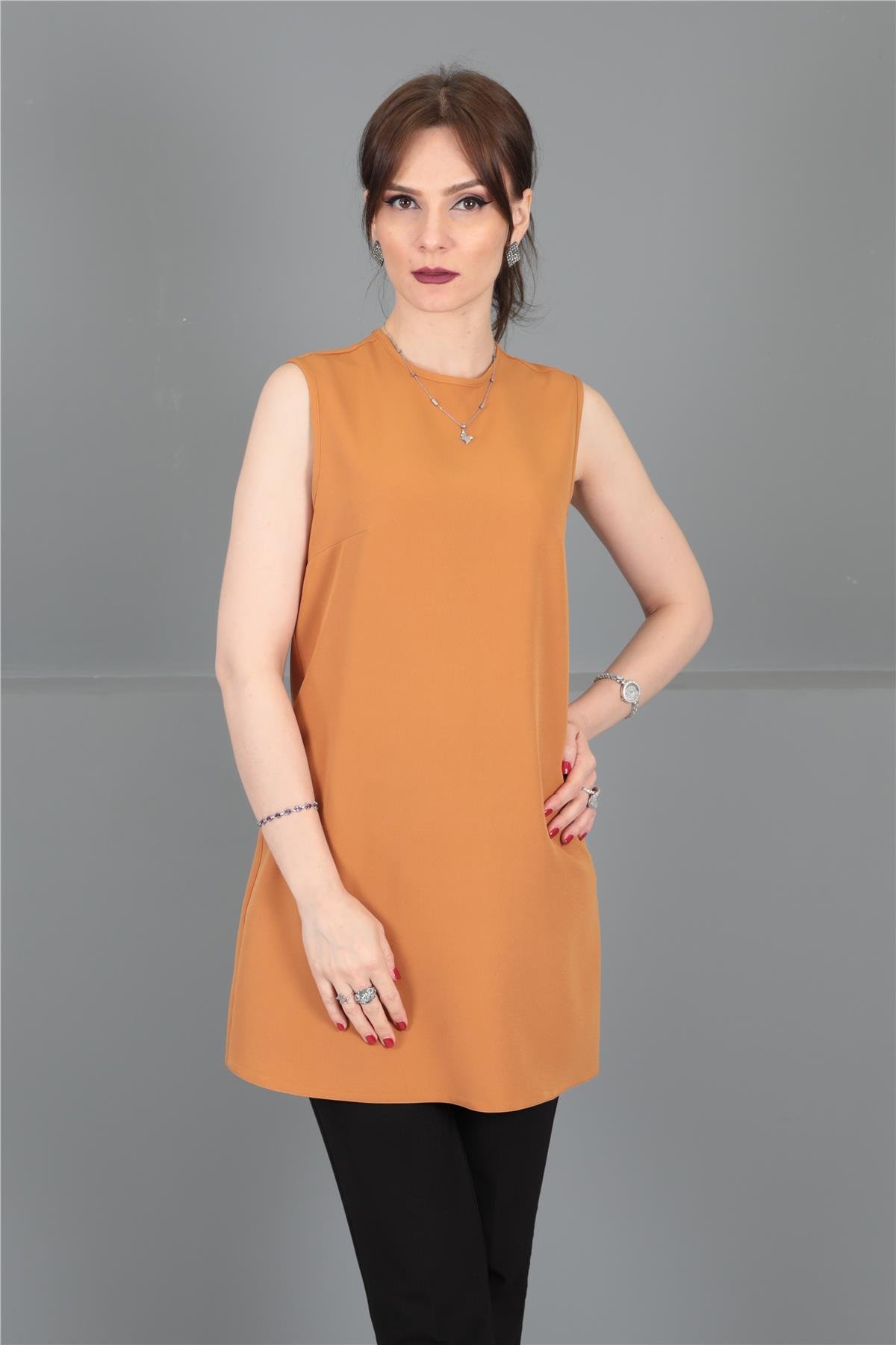 SIFIR KOL İÇLİK-Taba Önder Özsoy 3001100 Tunik