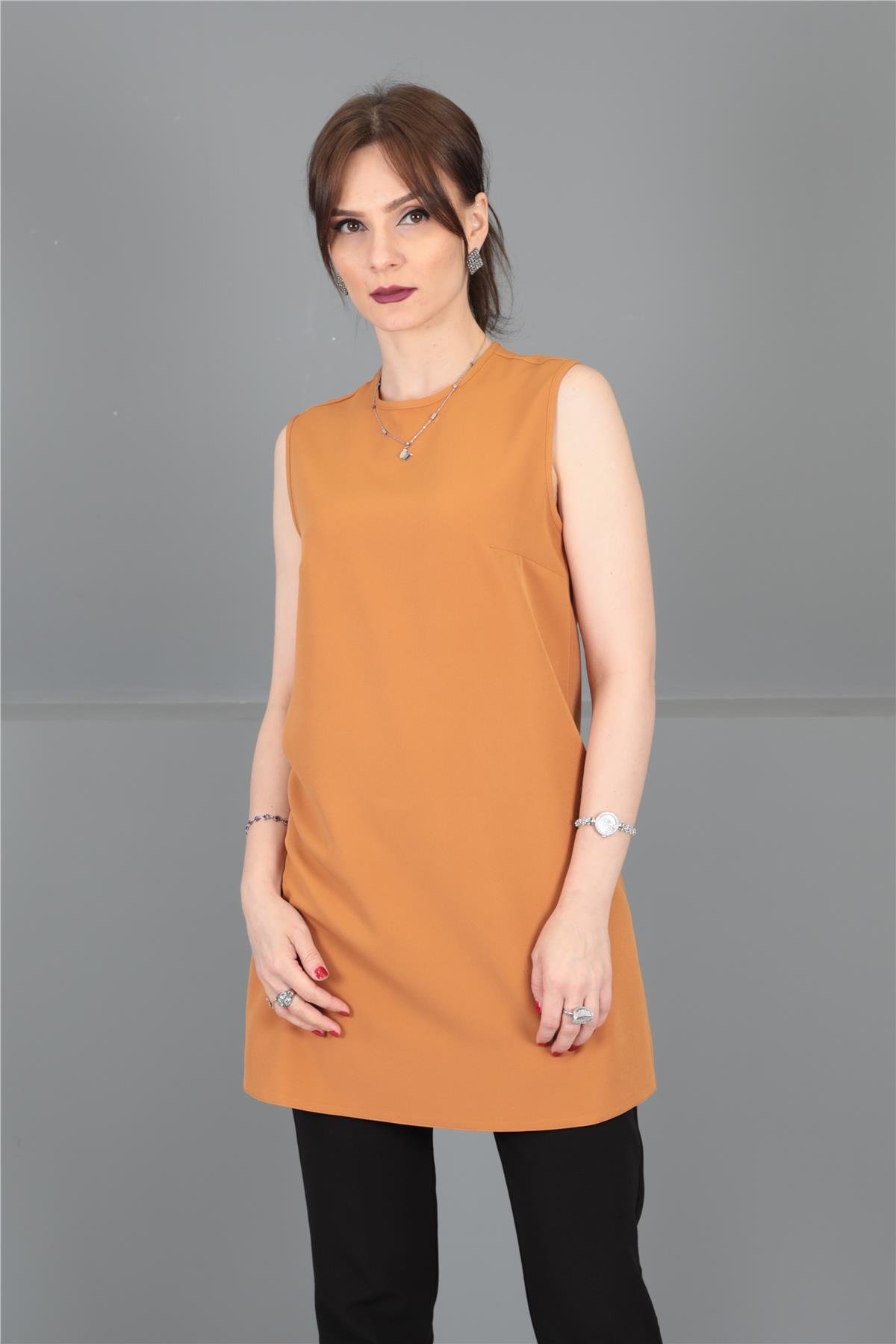 SIFIR KOL İÇLİK-Taba Önder Özsoy 3001100 Tunik