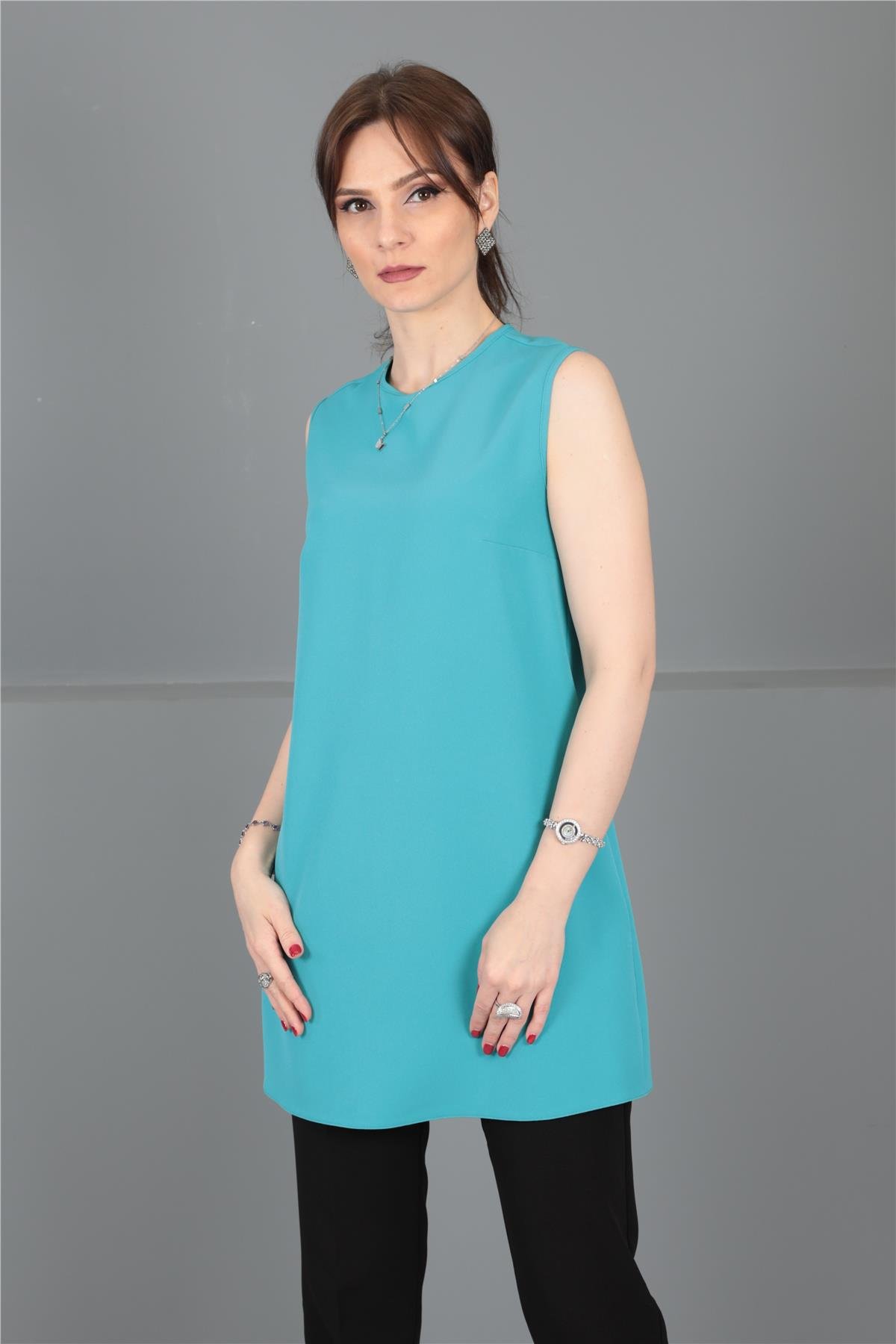 SIFIR KOL İÇLİK-Turkuaz Önder Özsoy 3001100 Tunik