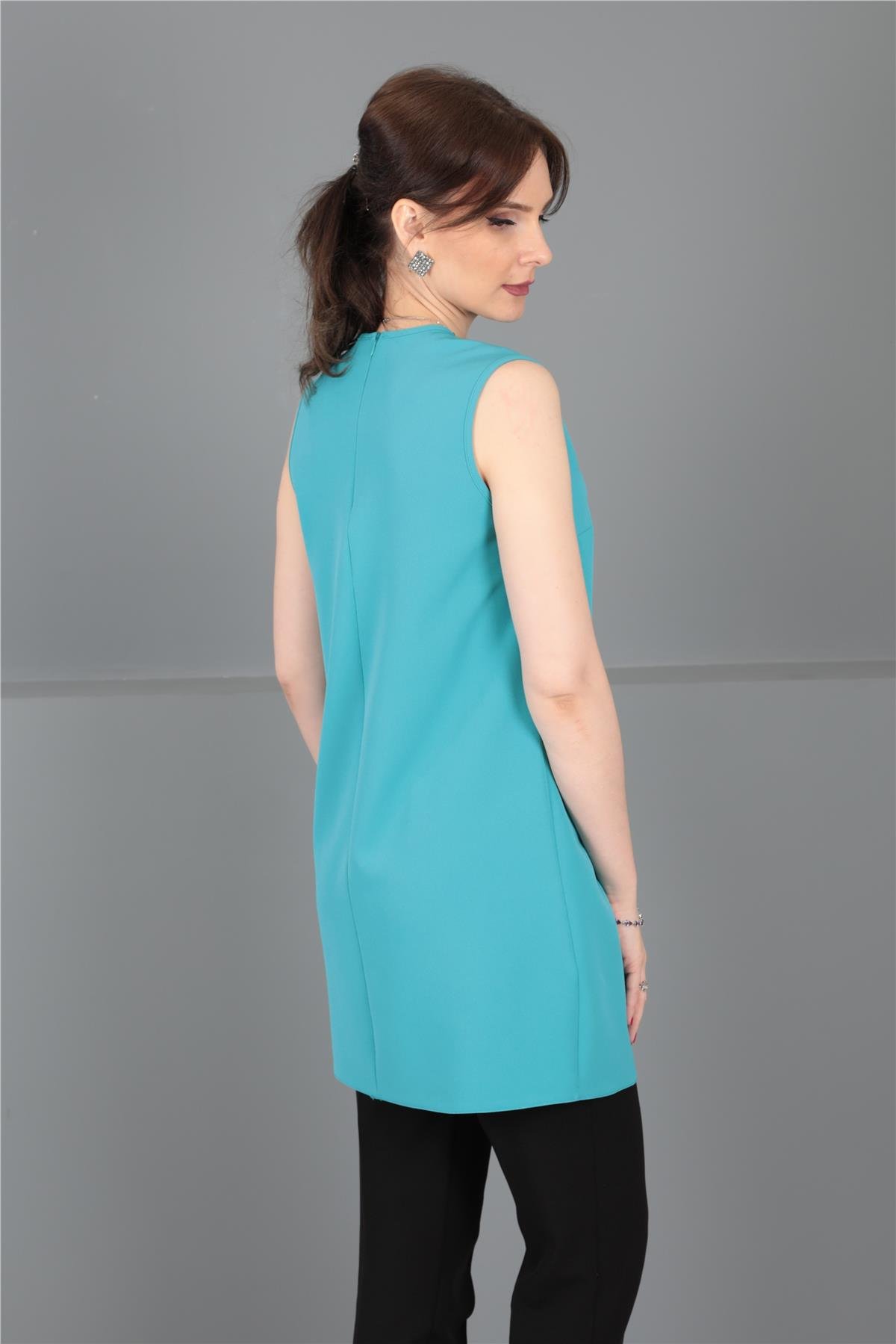 SIFIR KOL İÇLİK-Turkuaz Önder Özsoy 3001100 Tunik