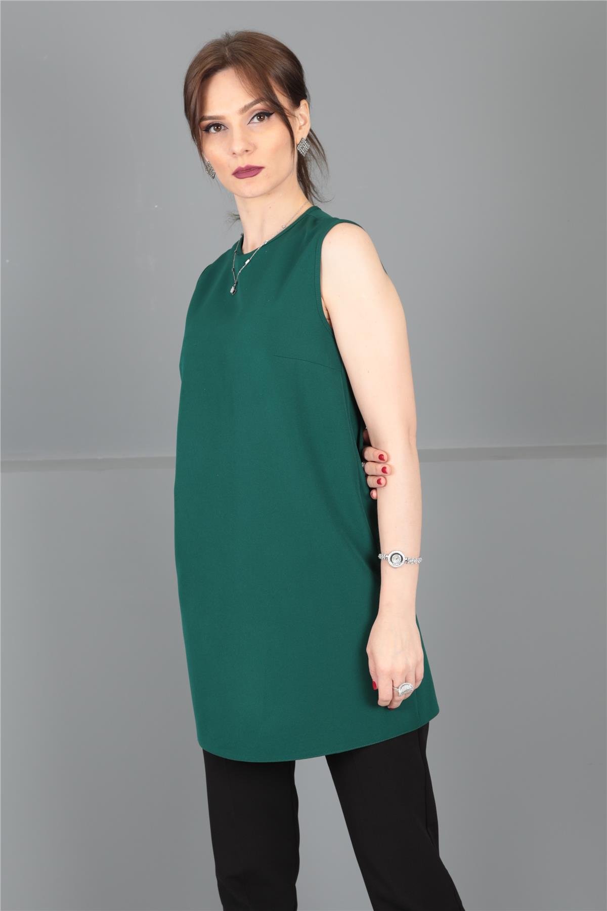 SIFIR KOL İÇLİK-Yeşil Önder Özsoy 3001100 Tunik