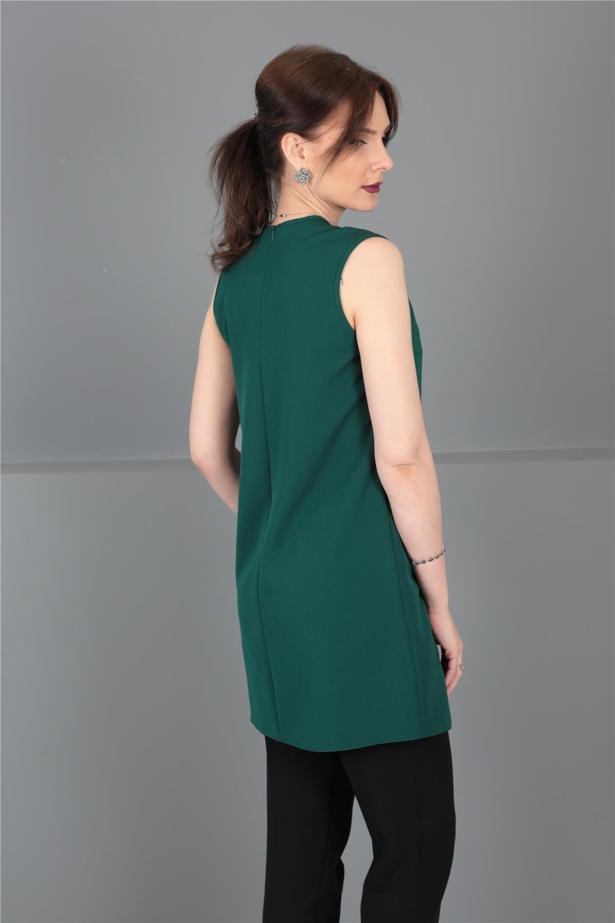 SIFIR KOL İÇLİK-Yeşil Önder Özsoy 3001100 Tunik