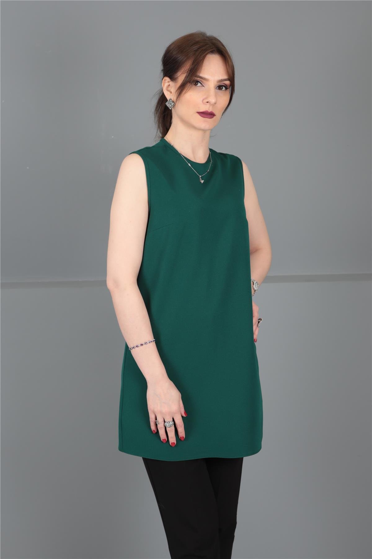 SIFIR KOL İÇLİK-Yeşil Önder Özsoy 3001100 Tunik